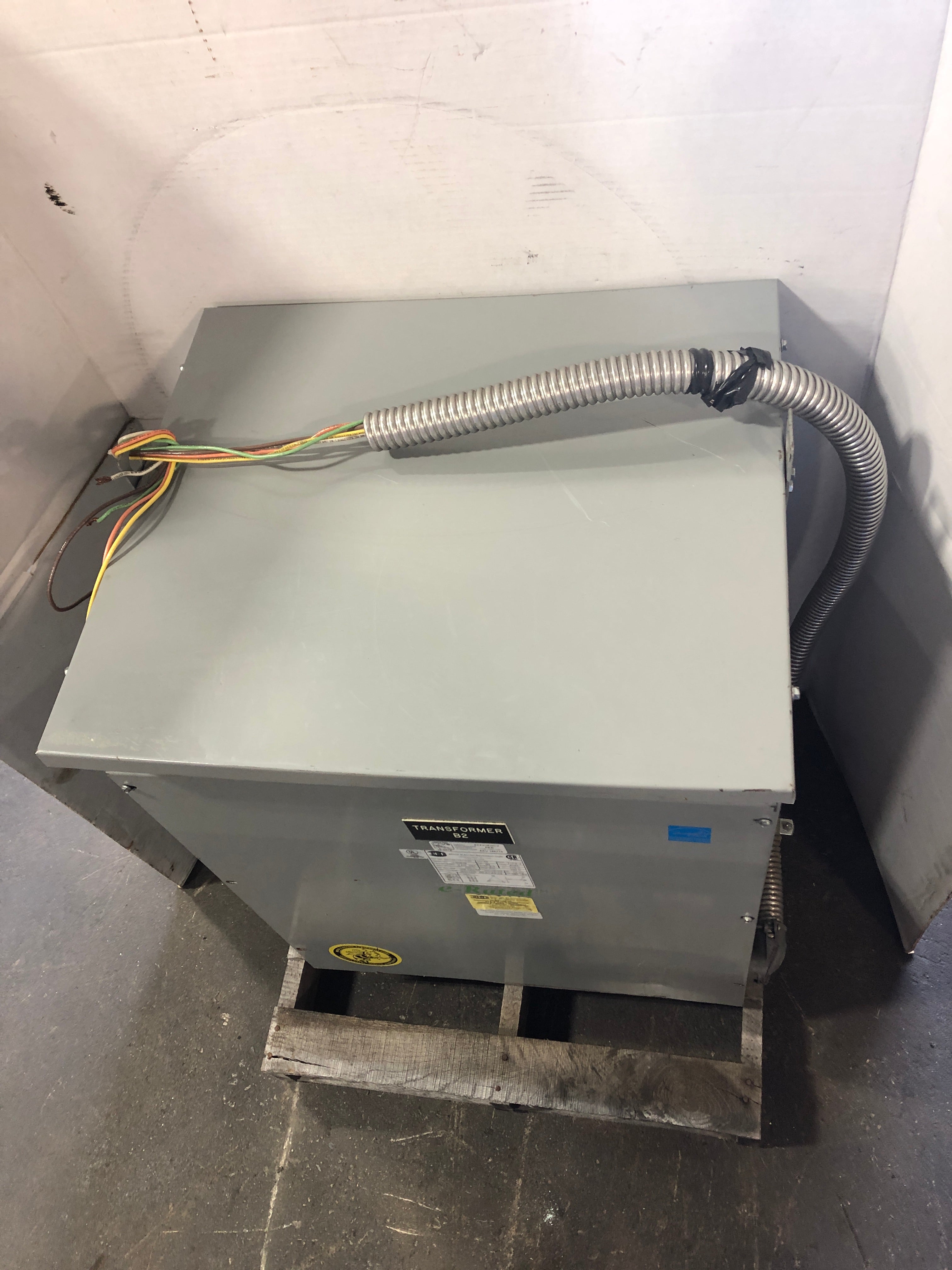 Bruce Electric Equipment BA75BN1/S1/Z/BE Transformer 75KVA 3PH with Hose