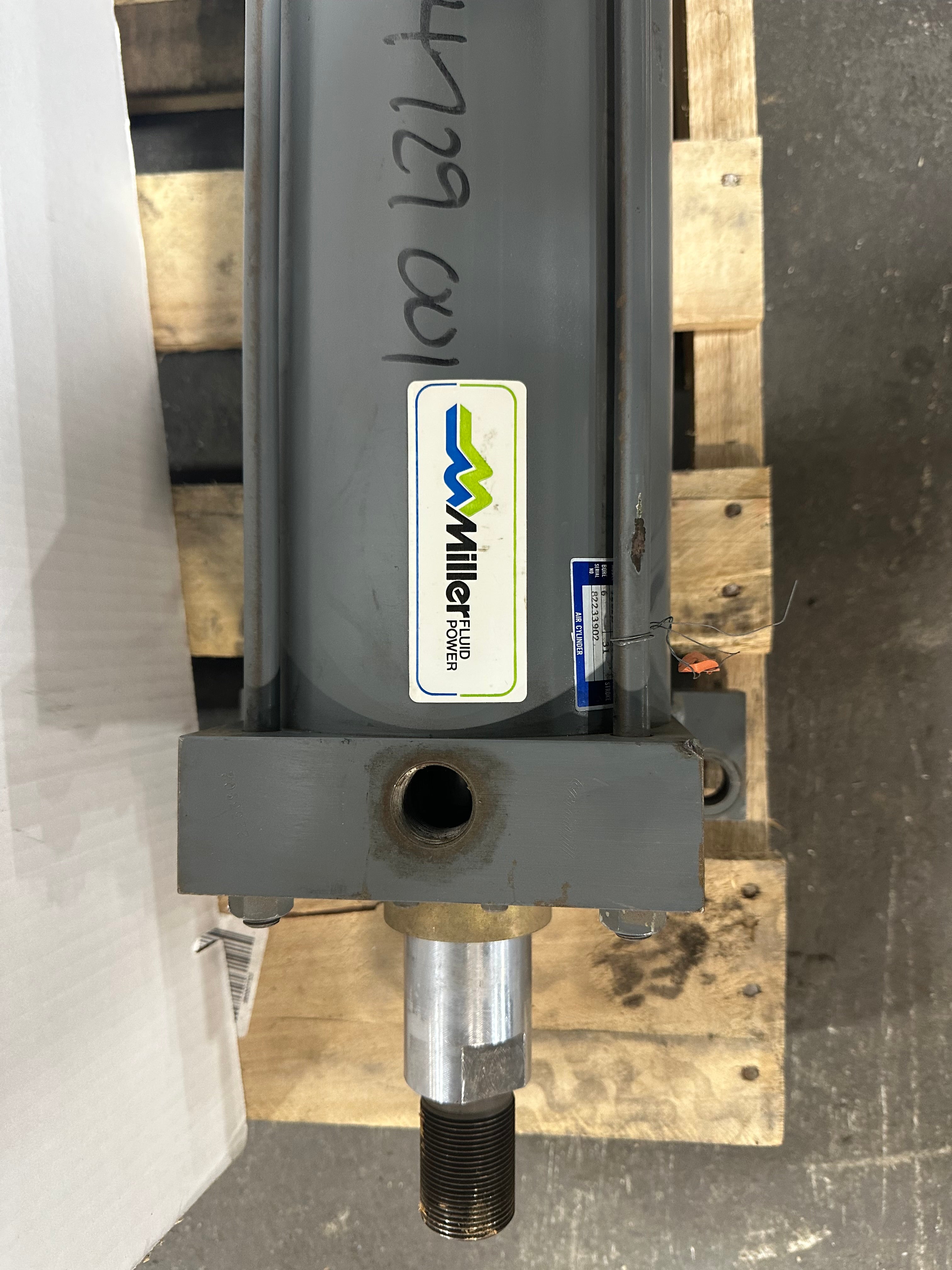 Miller 72B2N Pneumatic Air Cylinder 250 PSI Bore 6” 31 Stroke