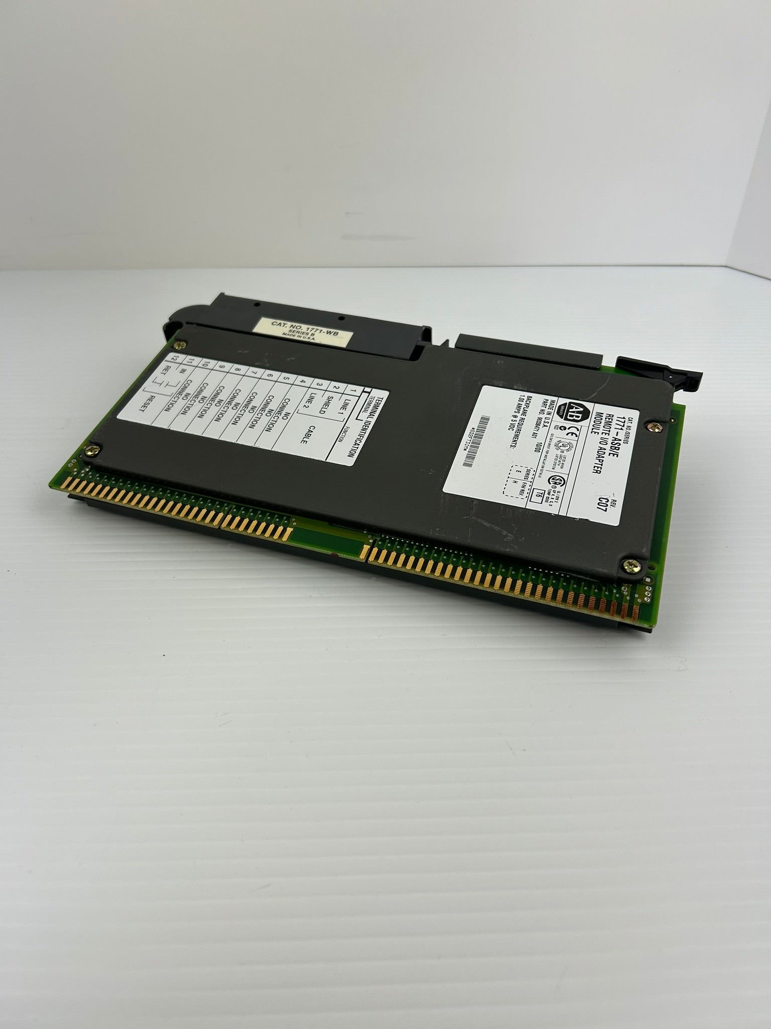 Allen Bradley 1771-ASB Remote I/O Adapter Series E PLC Module Rev C07