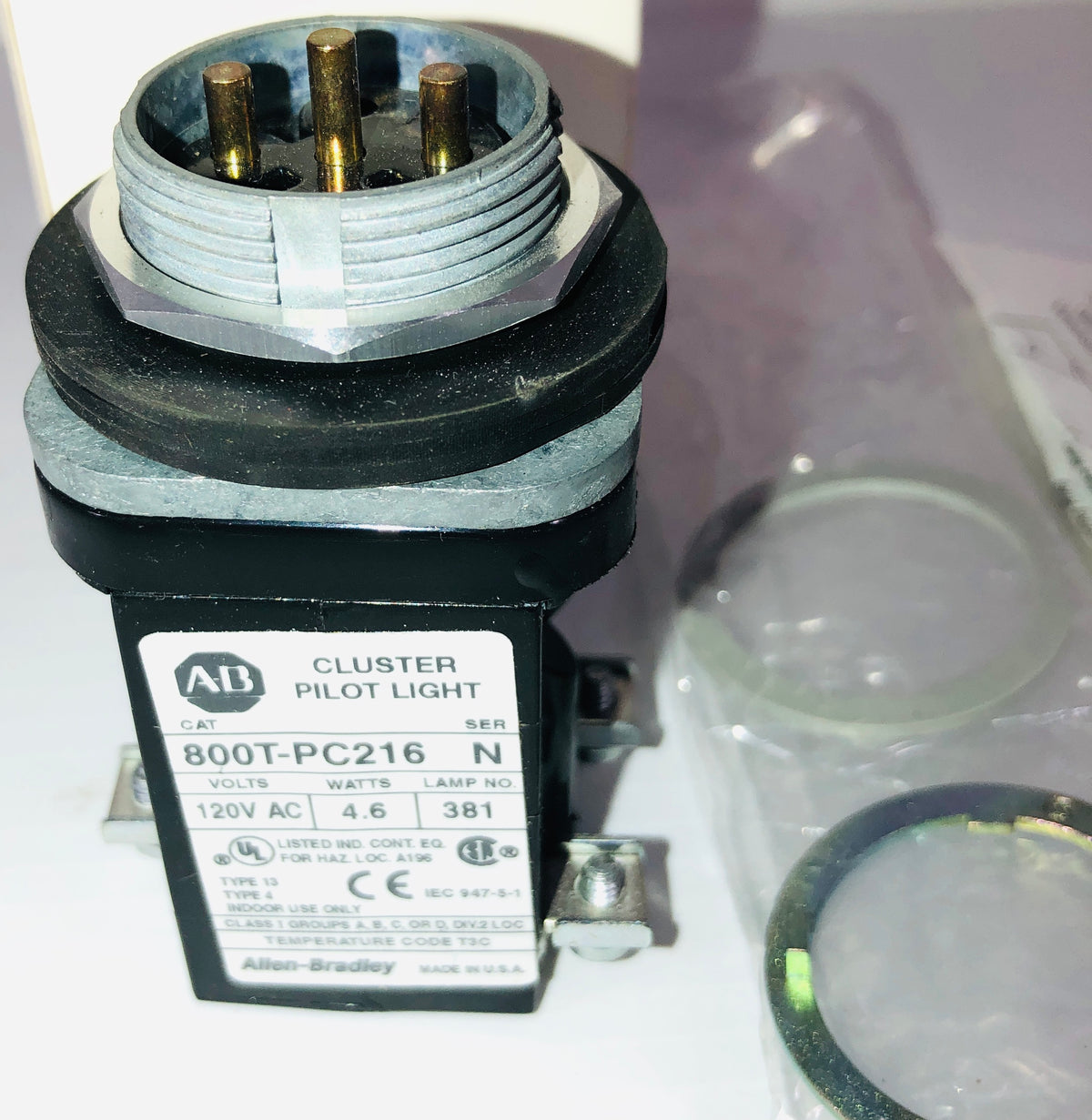 Allen-Bradley 800T-PC216XRXR Type 13 Cluster Pilot Light
