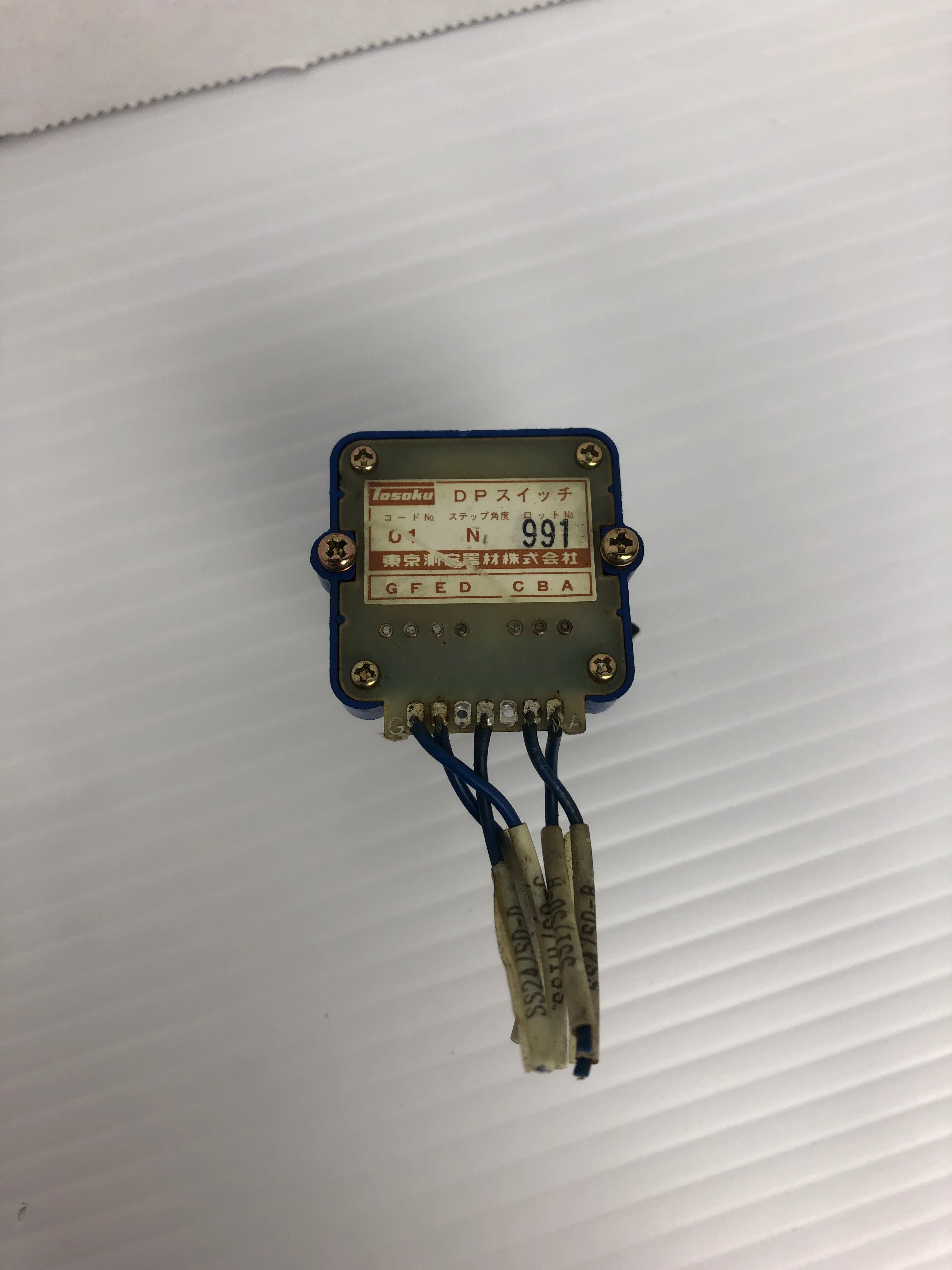 Tosoku DP01N-991 Rotary Switch