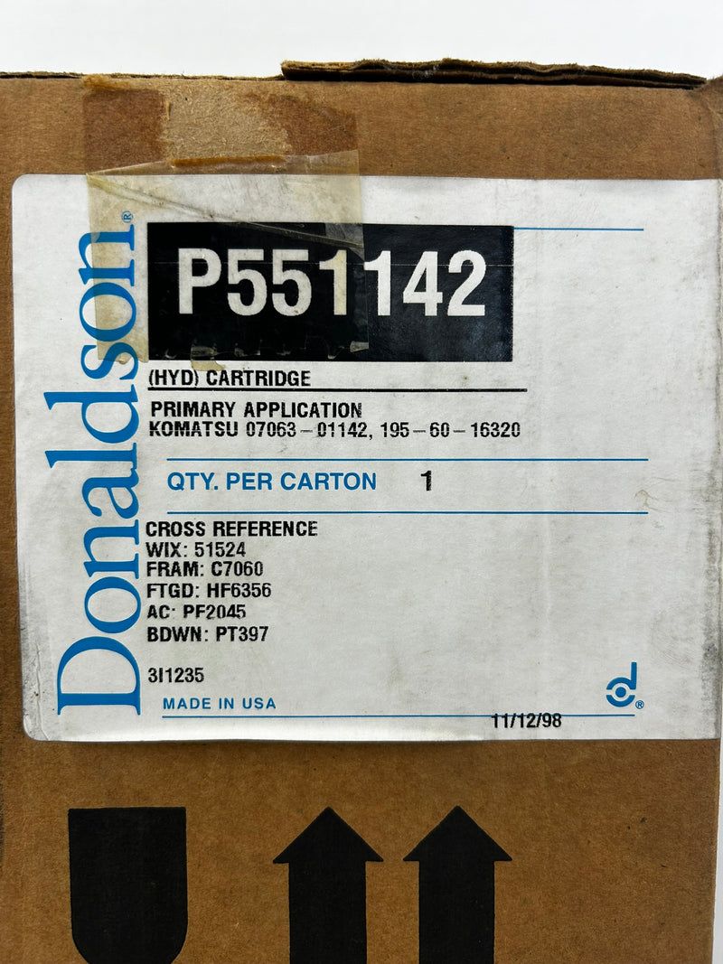 Donaldson P551142 Hydraulic Filter