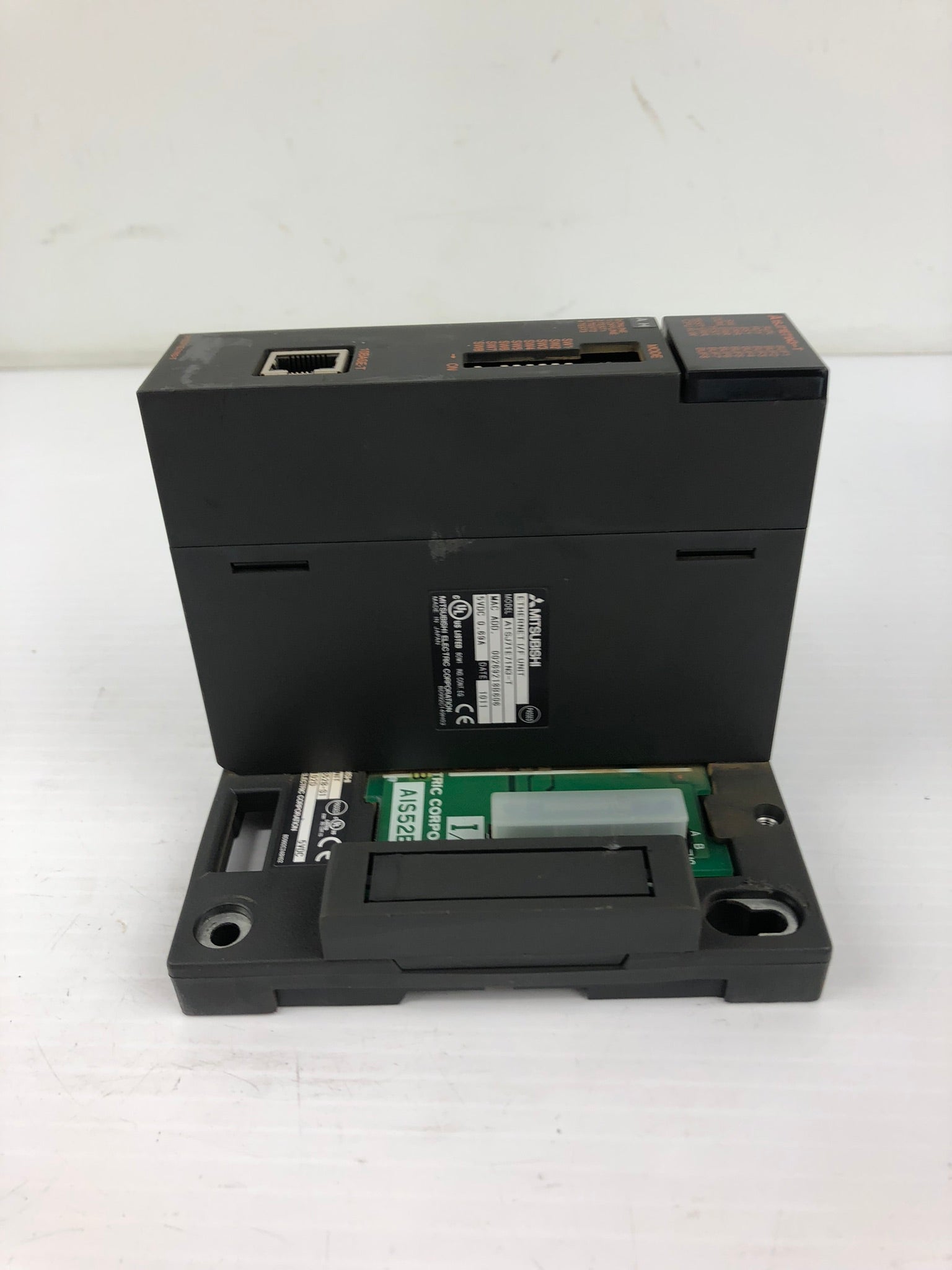 Mitsubishi A1SJ71E71N3-T 2-Slot with Ethernet I/F Unit A1S52B-S1 Base