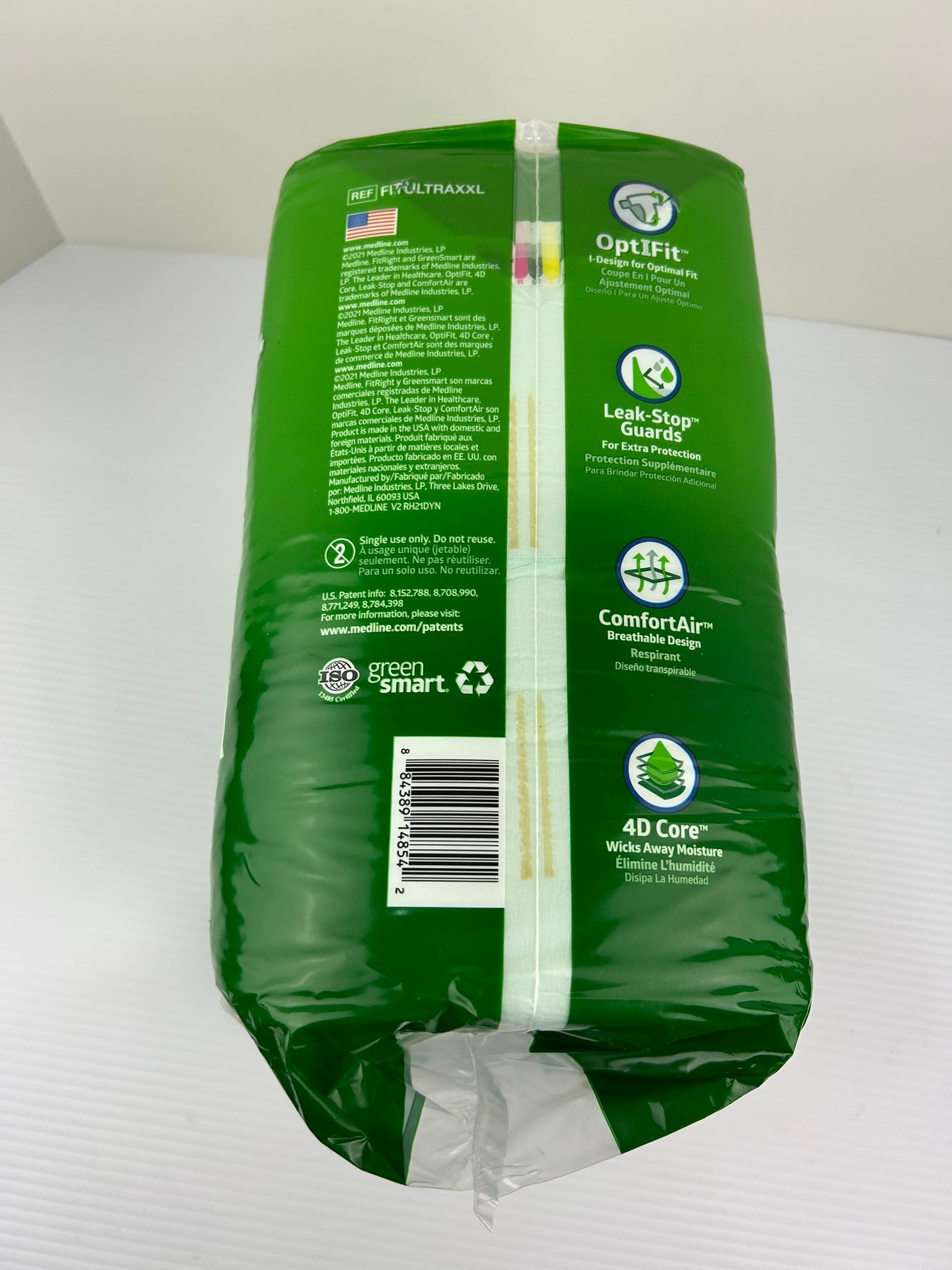 FitRight Optifit Briefs 2XL Ultra Adult Diapers - 60 to 70 Inches - Pack of 20