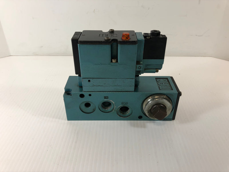 MAC 82A-AC-BKA-TM-DAAP-4DA and TM-DAAJ-4DA with Valve Manifold FC82A-AA