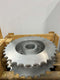 20" Double Chain Roller Sprocket 32 Teeth 12" x 3.915"-4.175" ID