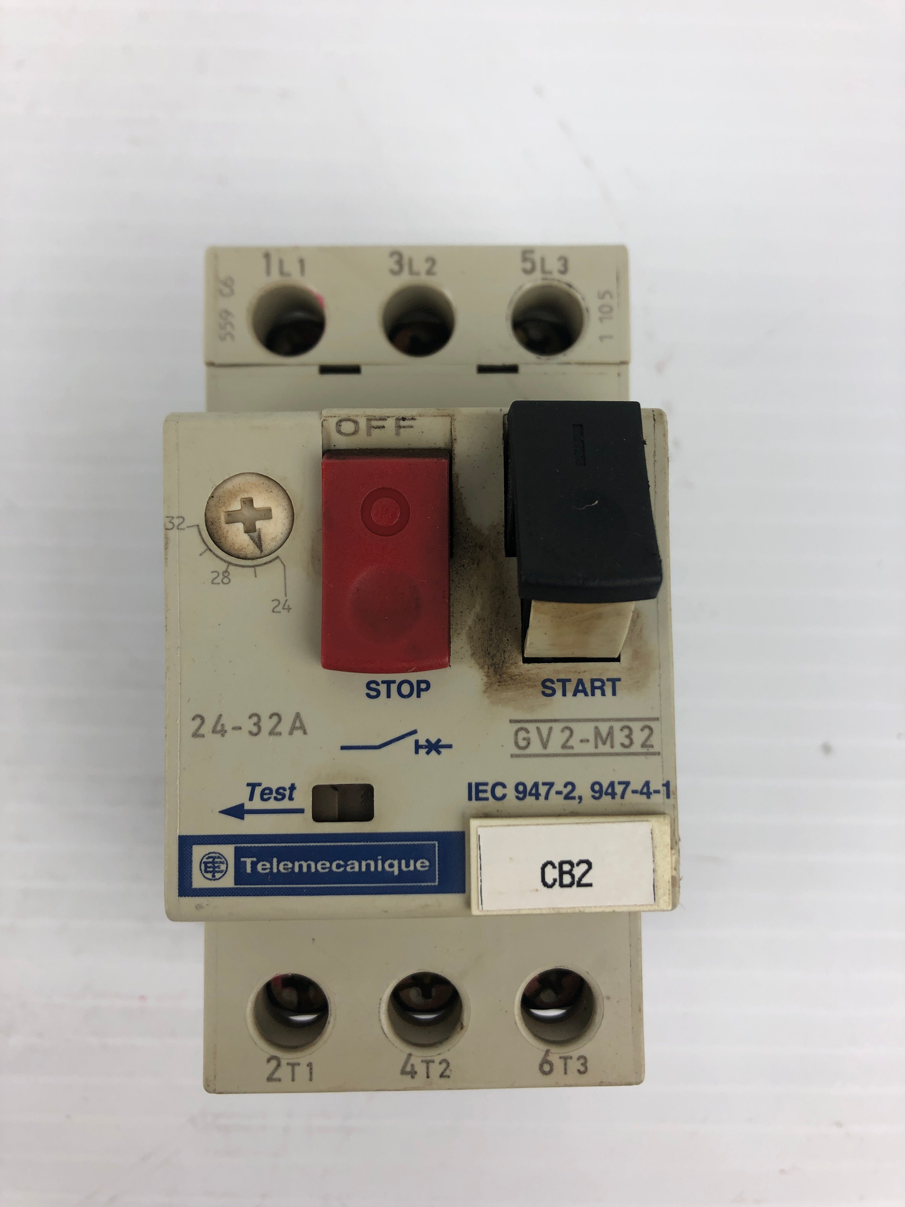 Telemecanique GV2-M32 Motor Circuit Breaker 220V 24-32A 1.5kA 7.5kW 3PH