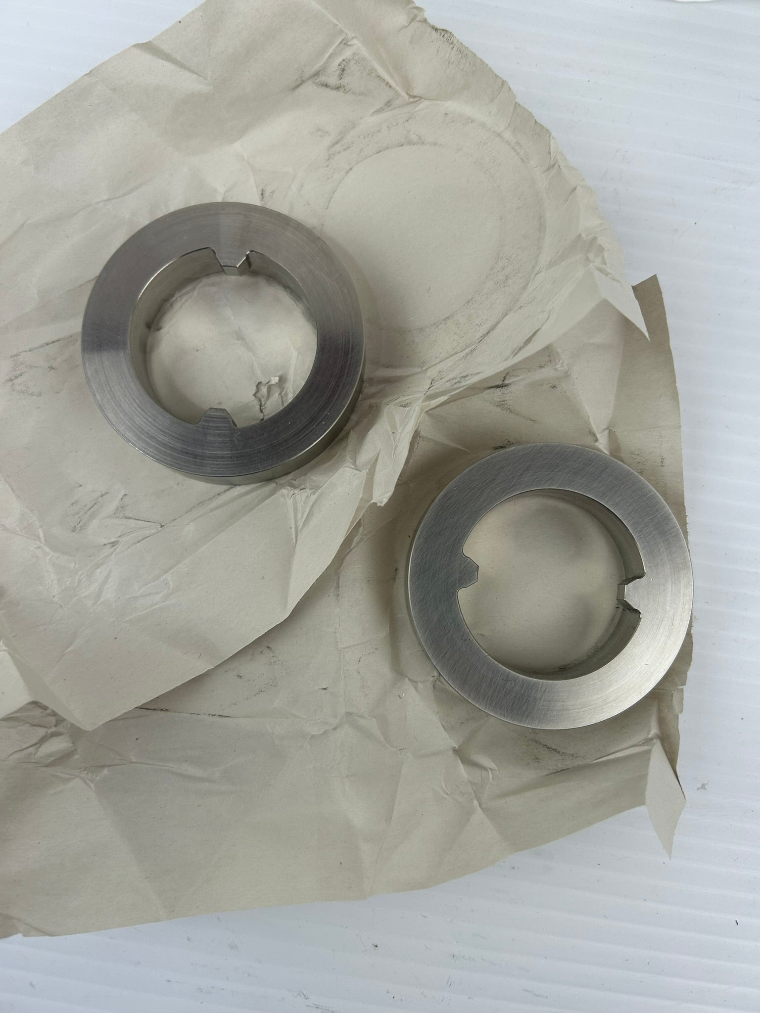 Tri-Clover 402703 Pump Wear Ring Metal R60E-2-80-1-316L - Lot of 2