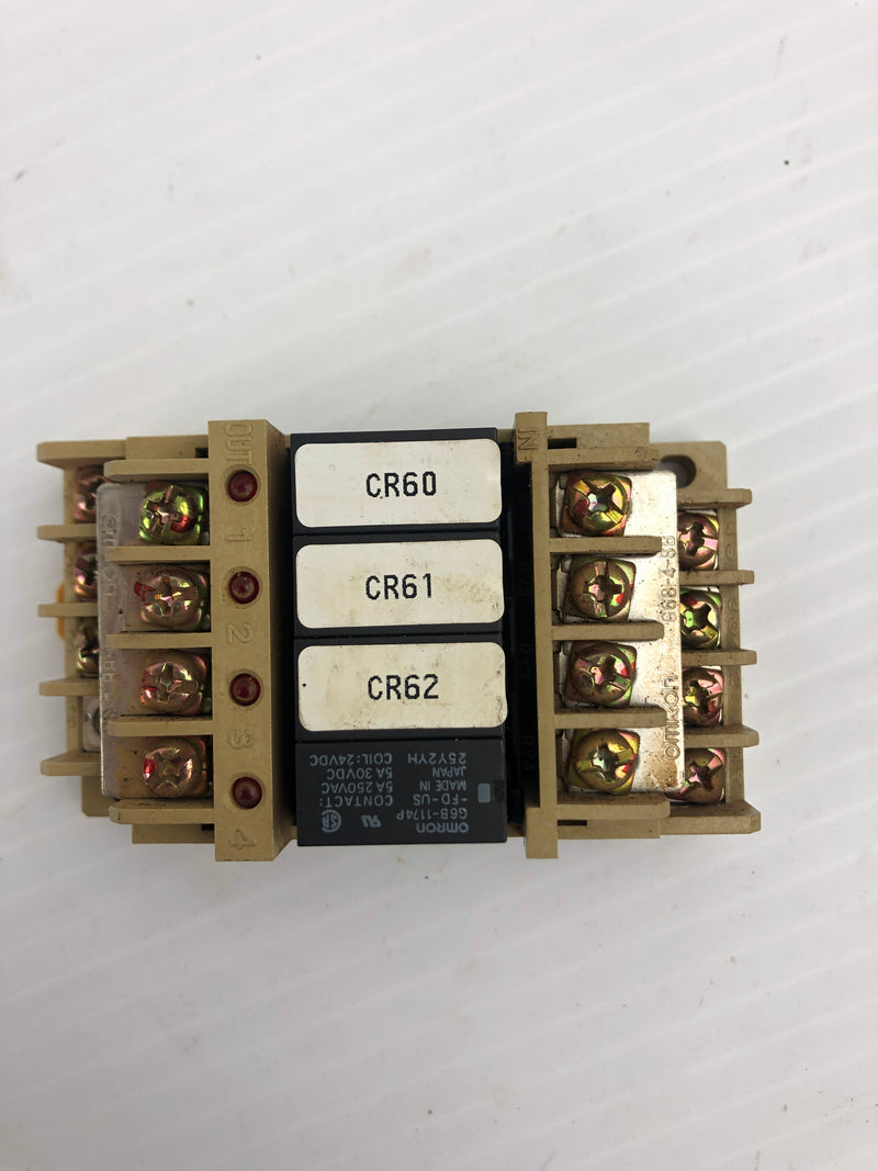 Omron G6B-47BN Terminal Relay 27Z2E7 5A