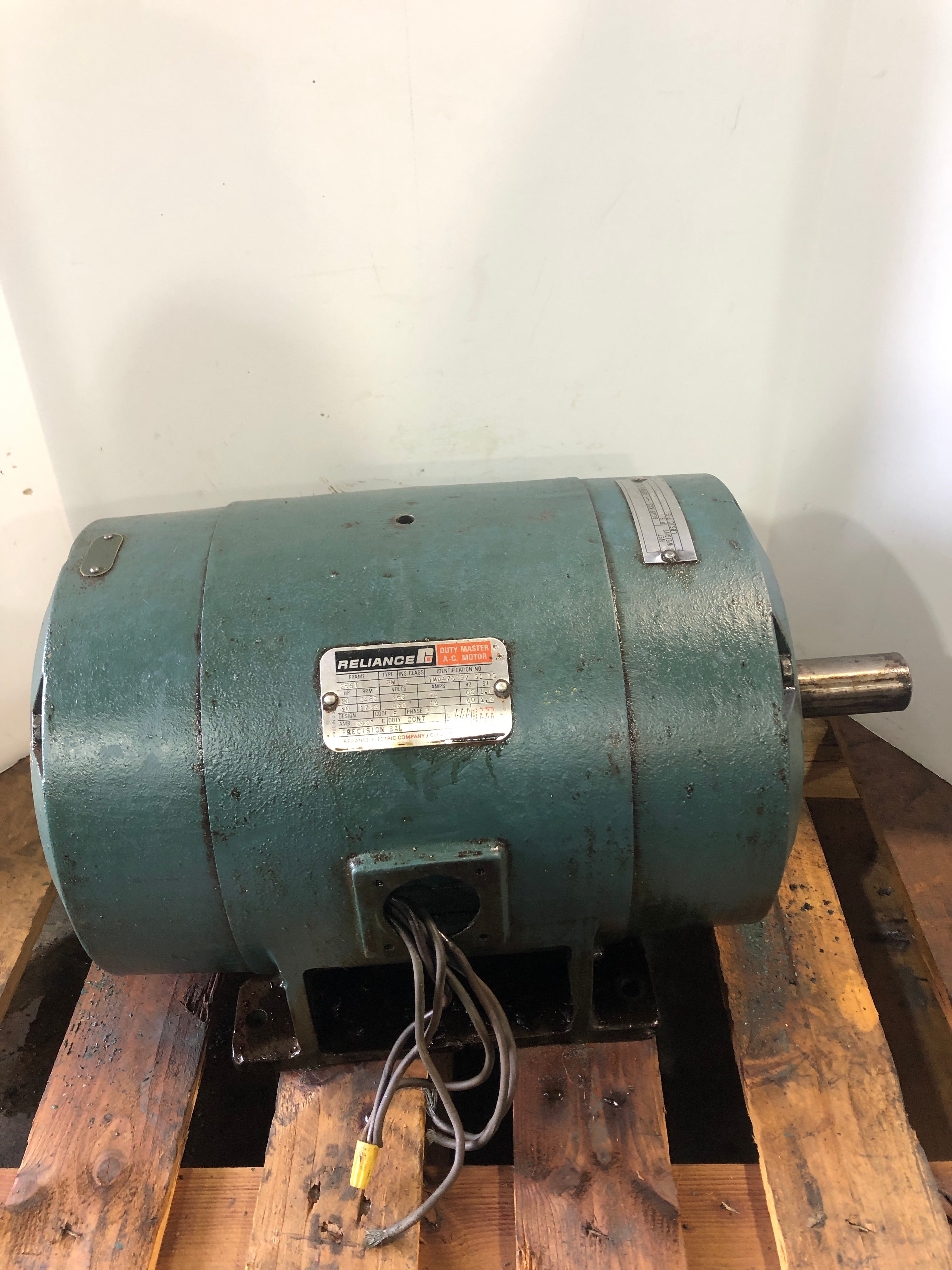 Reliance Electric 1MA476397-G1-PC Duty Master AC Motor 20HP 3480 RPM 3PH