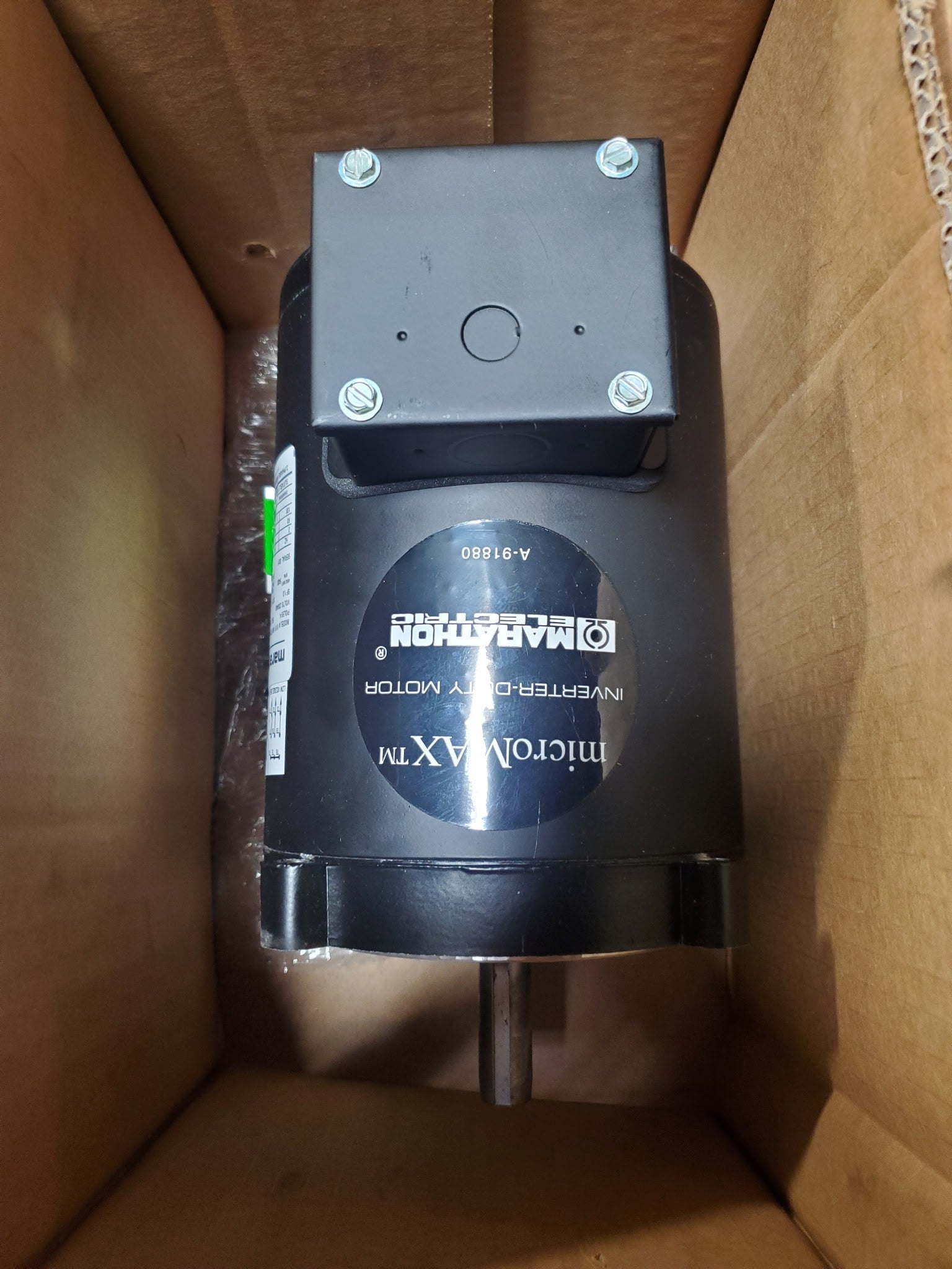 Marathon 56H17T2017A MicroMax Electric Motor 1725 RPM 0.5 HP 3 PH 56C Frame