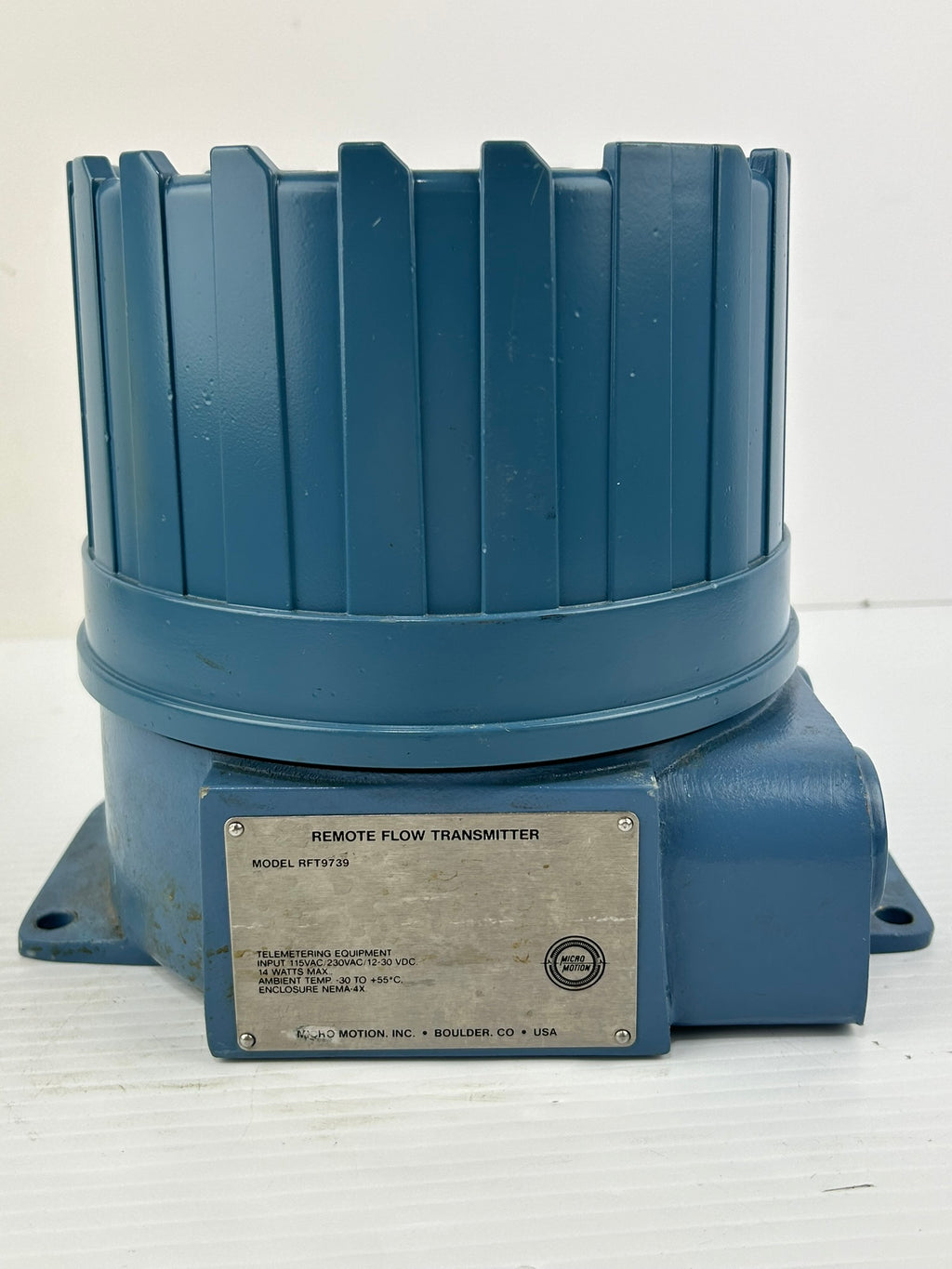 Micro Motion Rft9739 Micro Motion RFT9739E1SM Remote Flow Transmitter 100/115 VAC – Metal ...