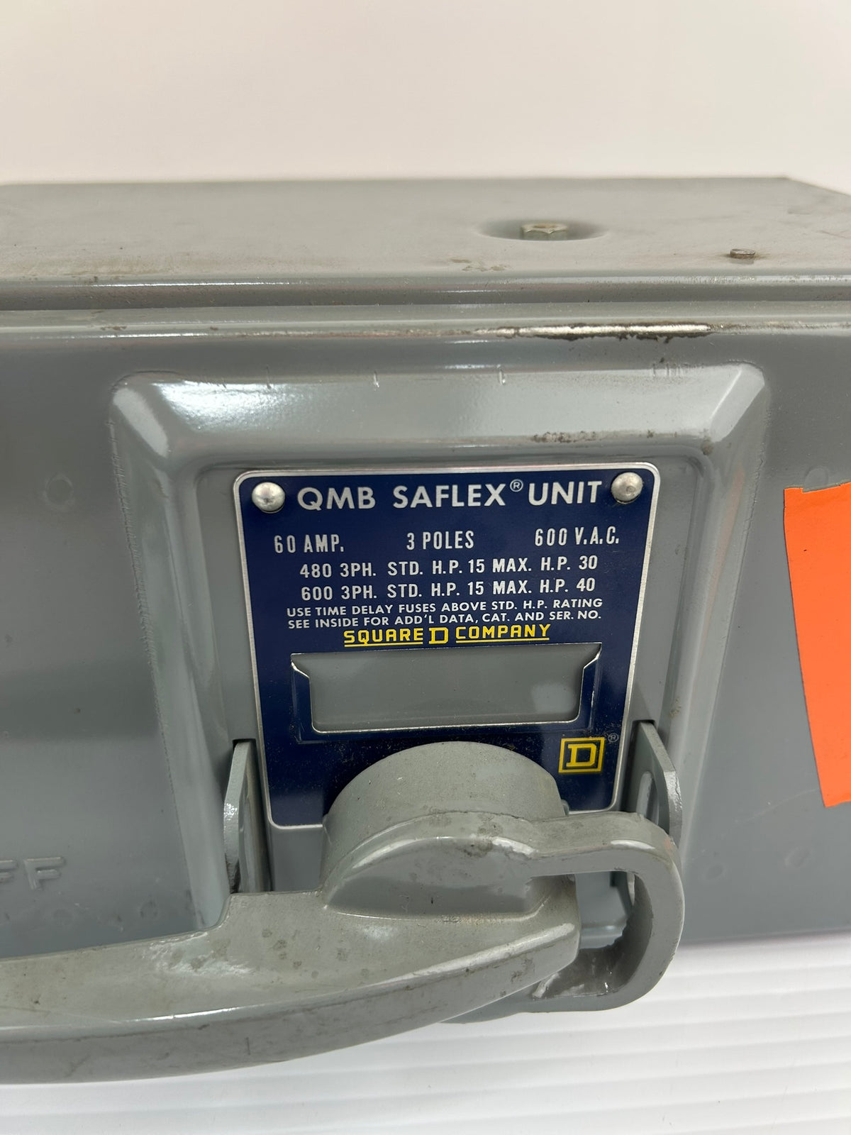 Square D QMB Saflex Twin Switch QMB-3606-T 60 Amp