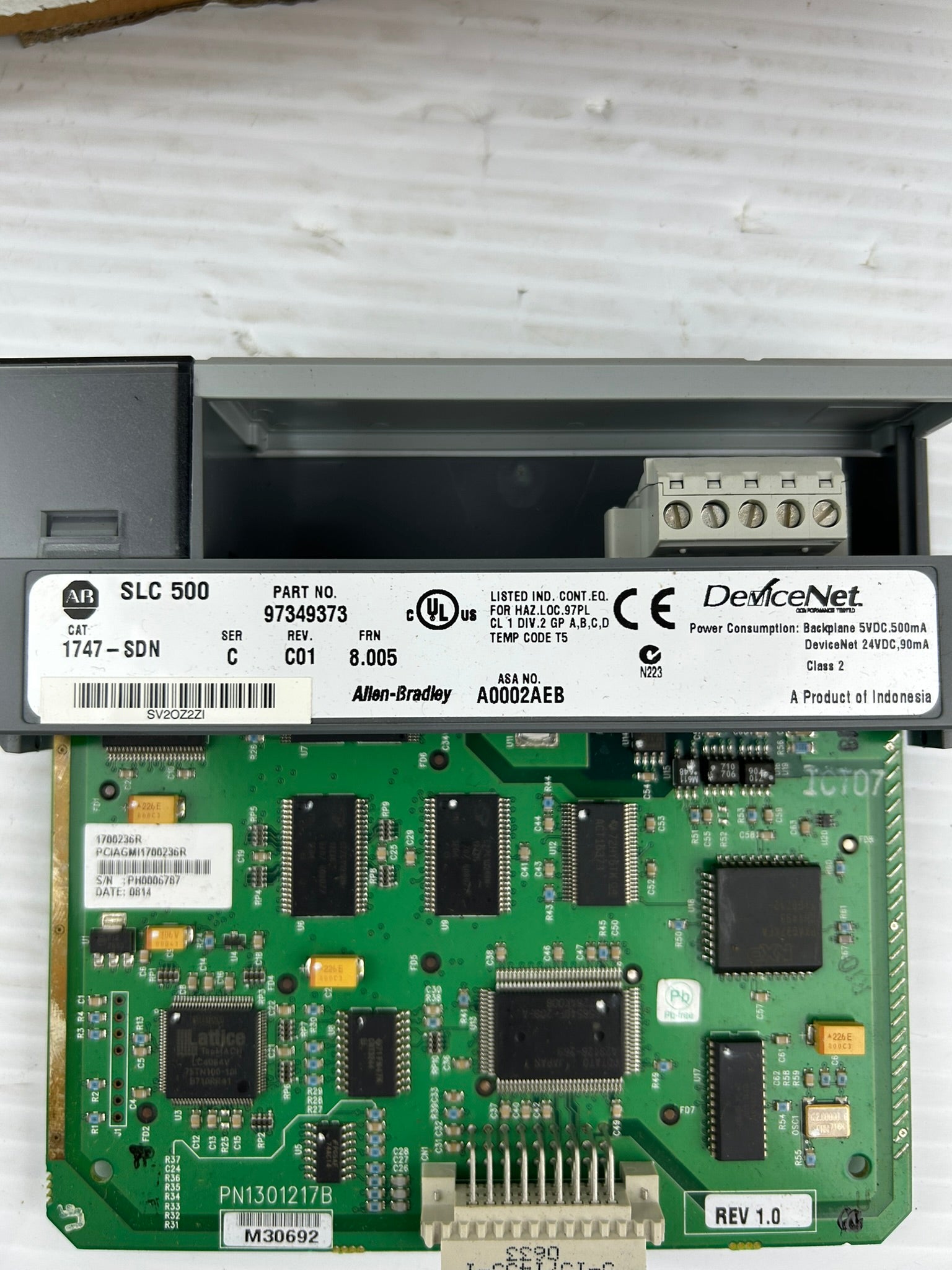 Allen-Bradley 1747-SDN SLC 500 DeviceNet Scanner Module Series C 97349373