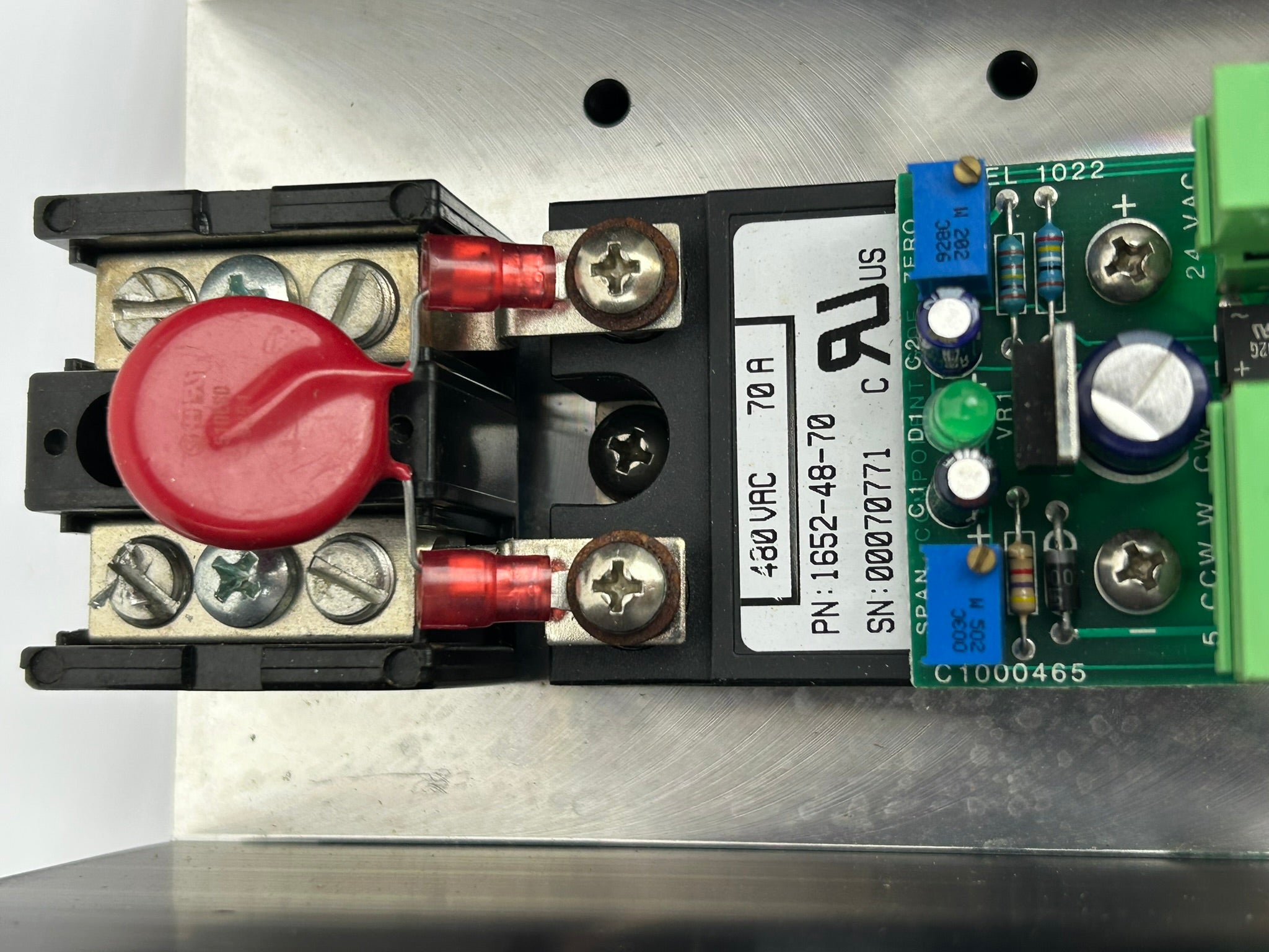 Control Concepts 1022-48-70-0/10V SCR Power Controller 480 VAC 70 Amps 1 Phase