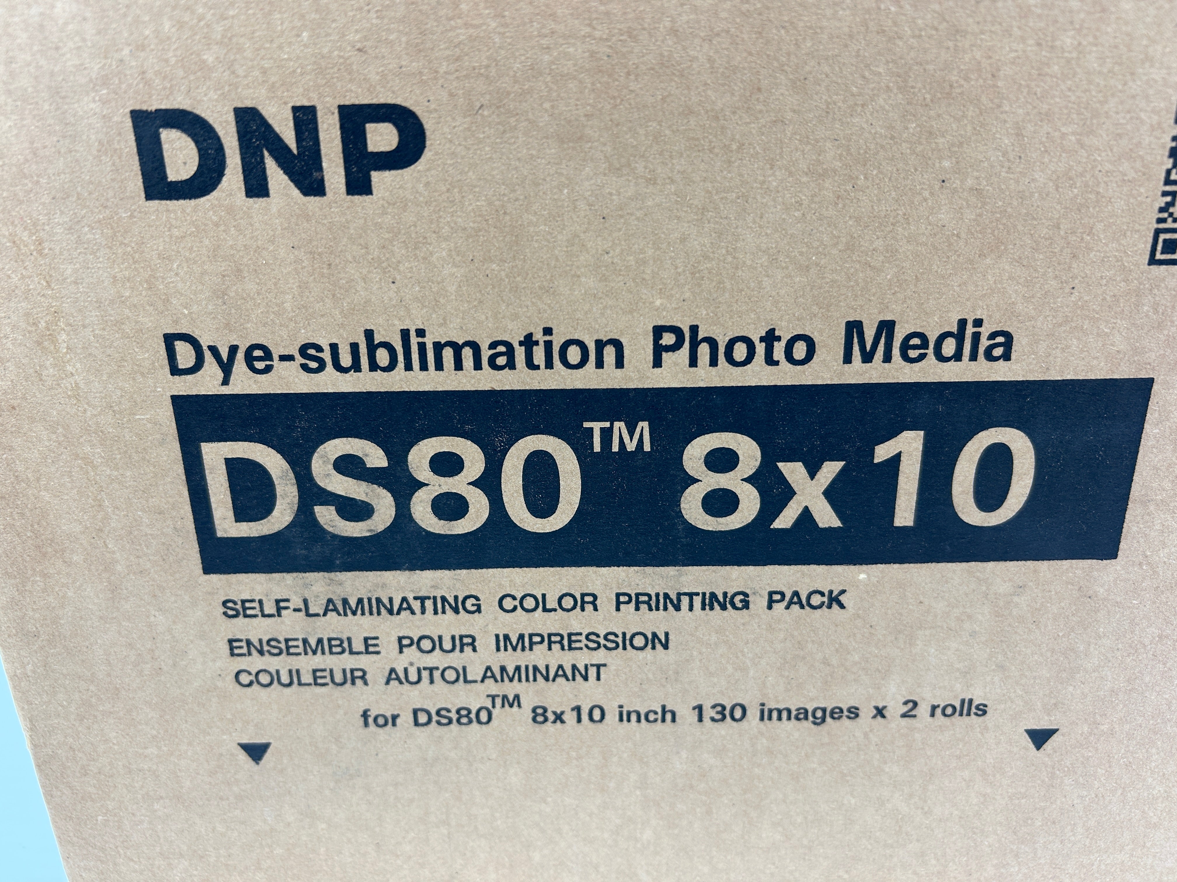 DNP DS80 8x10" Print Kit DS80PK810 Dye-Sublimation Photo Media Color - Case of 2