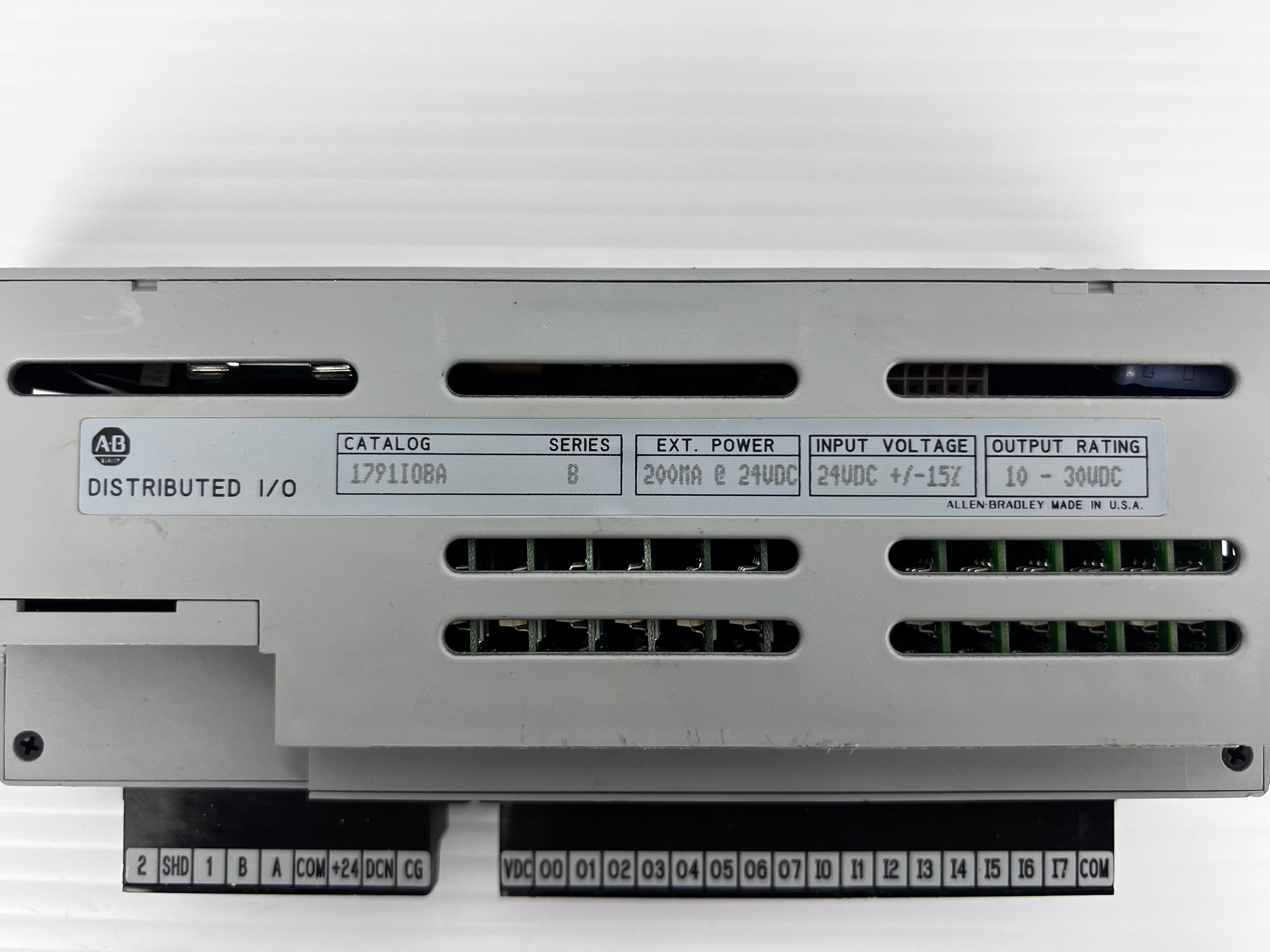 Allen-Bradley 1791IOBA Distributed I/O Module Series B 24VDC 200mA