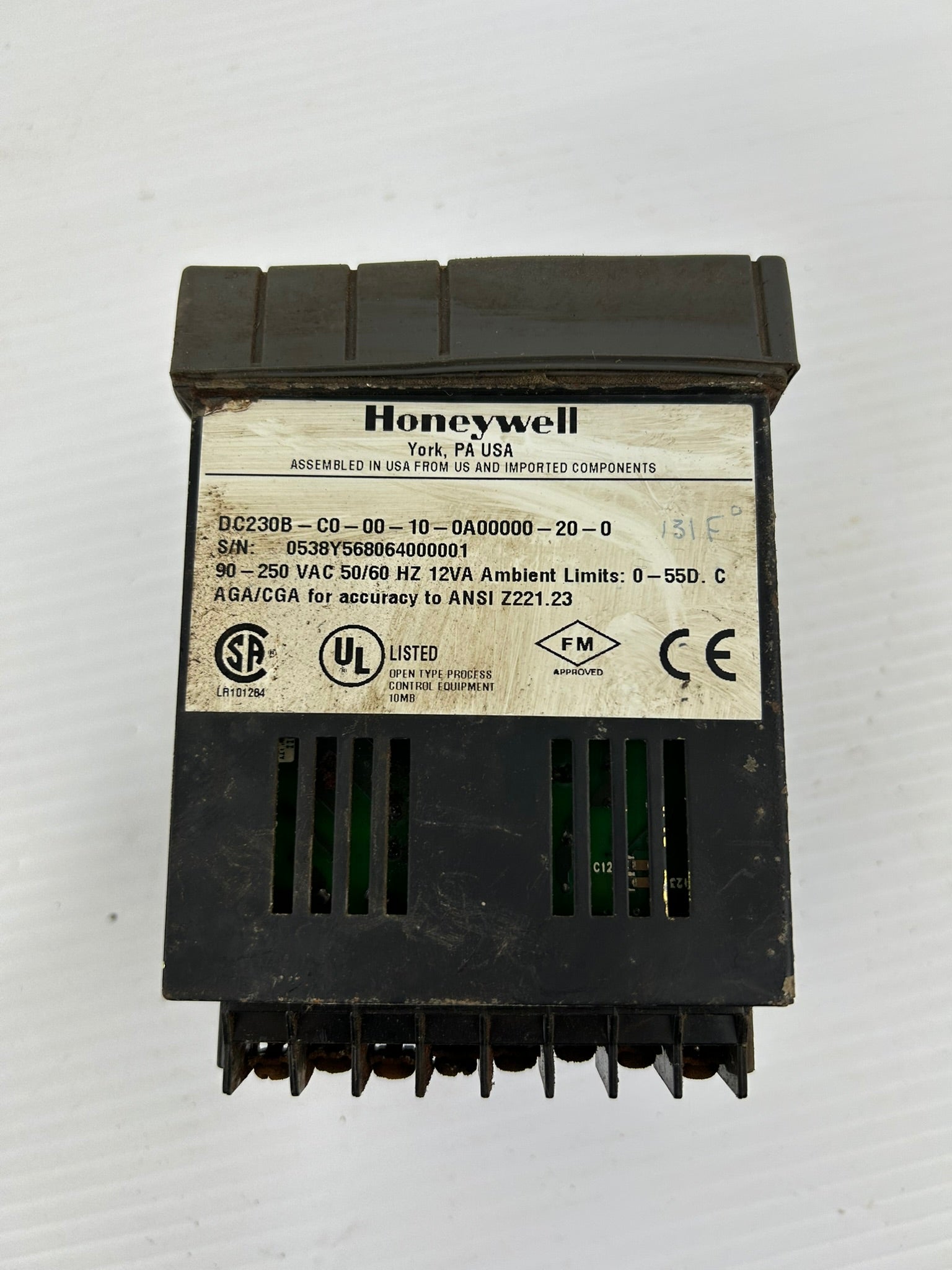 Honeywell DC230B-C0-00-10-0A00000-20-0 Digital Temperature Controller