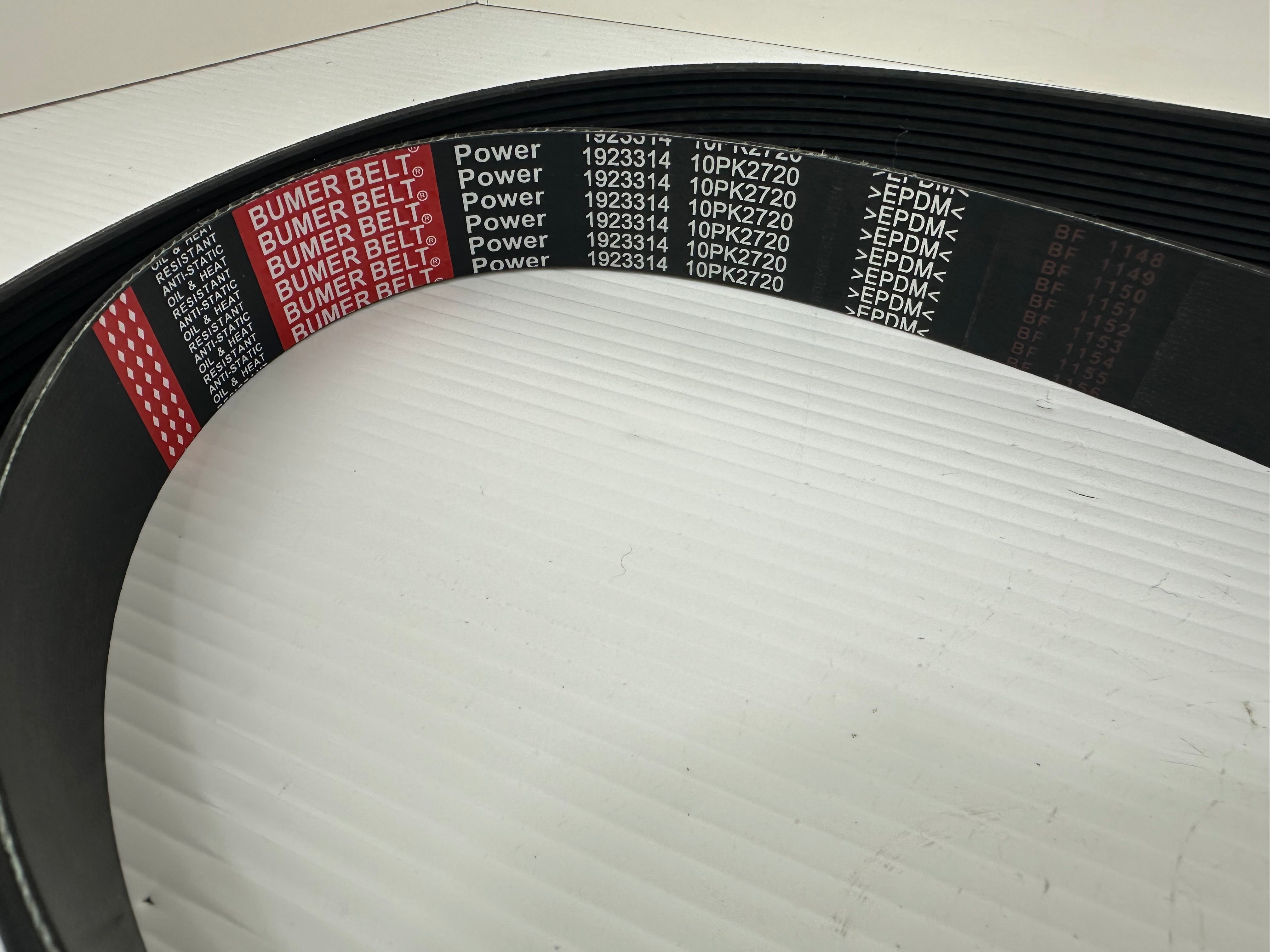 Bumer Belt 10PK2720 Serpentine Engine Belt Ribbed