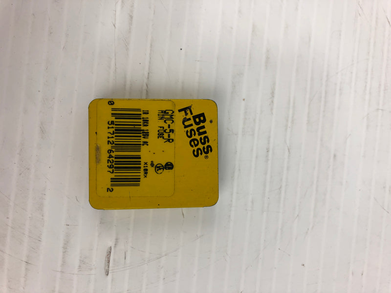 Buss Fuses GMC-5-R Mini Fuse - Lot of 4