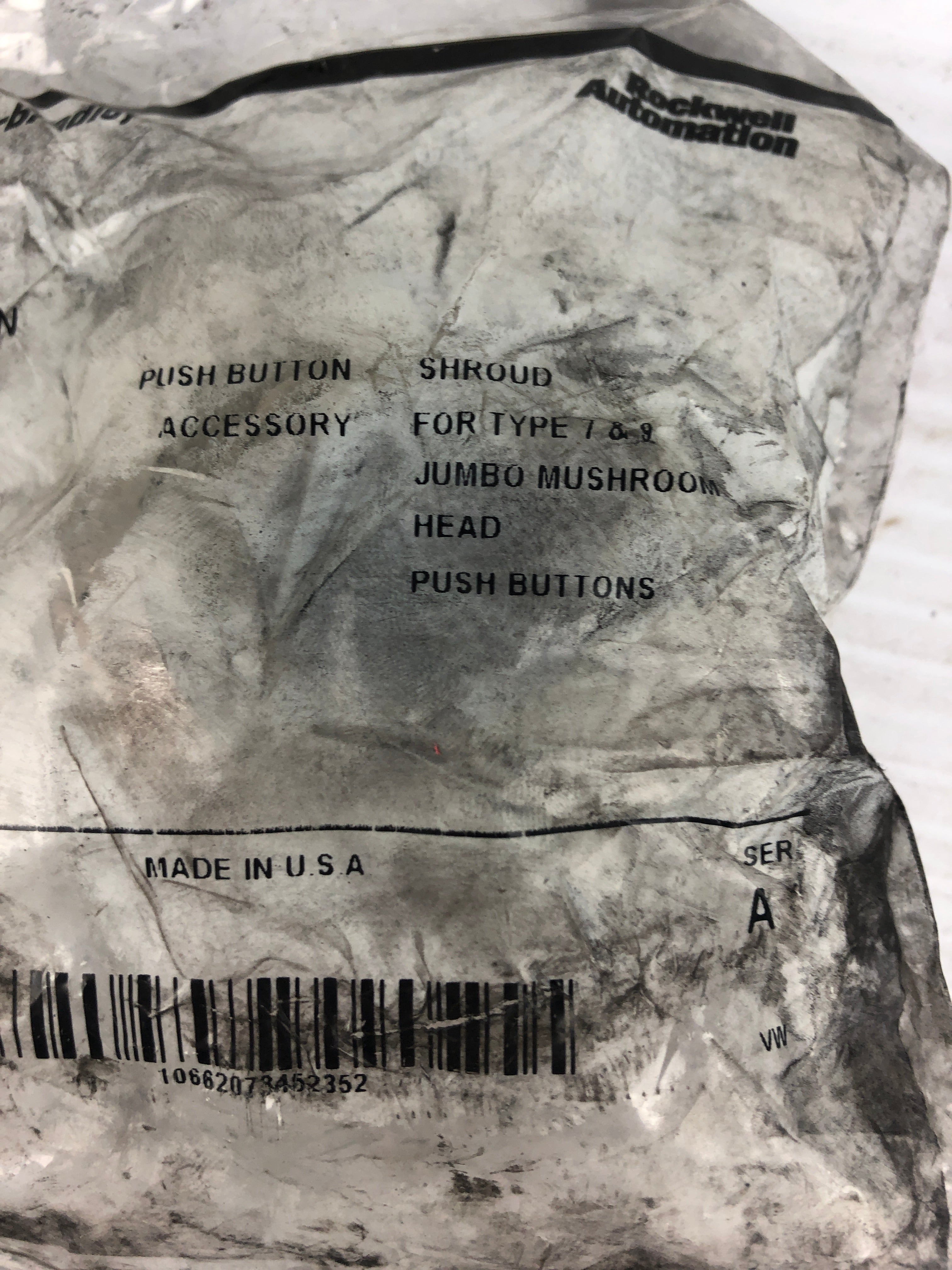 Allen Bradley 800H-NP12 Push Button Accessory Ser. A