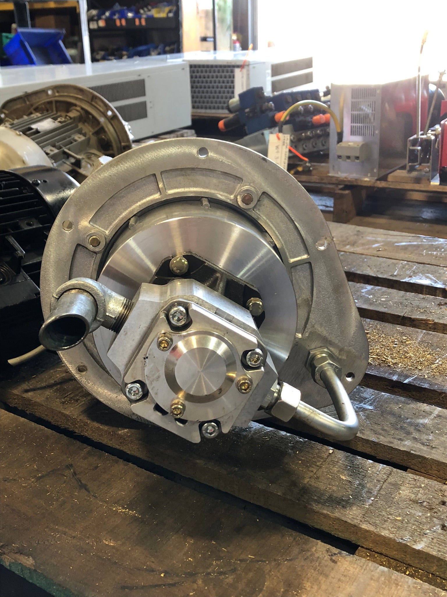 Siemens 1LA71134AA61-Z Motor with Attachment