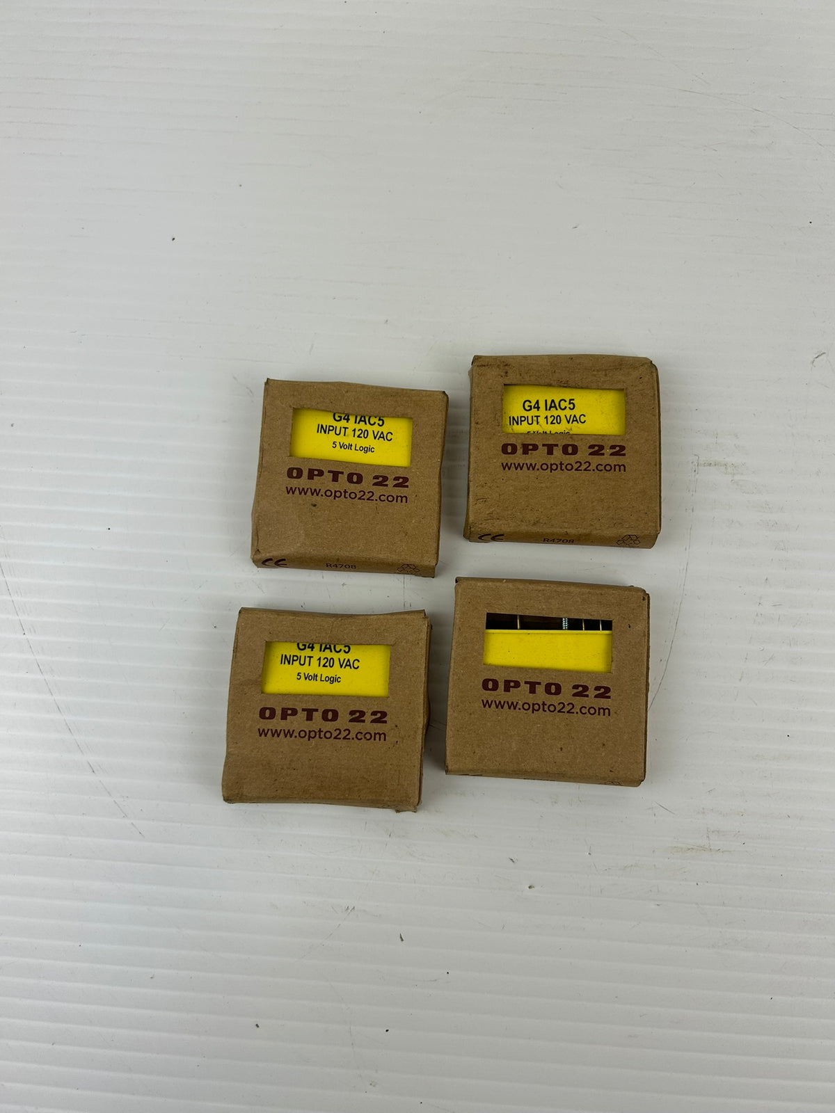 Opto 22 G4IAC5 AC Input Module 5V Logic 120VAC G4 Industrial - Lot of 4