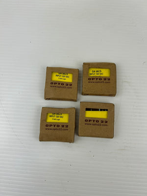 Opto 22 G4IAC5 AC Input Module 5V Logic 120VAC G4 Industrial - Lot of 4