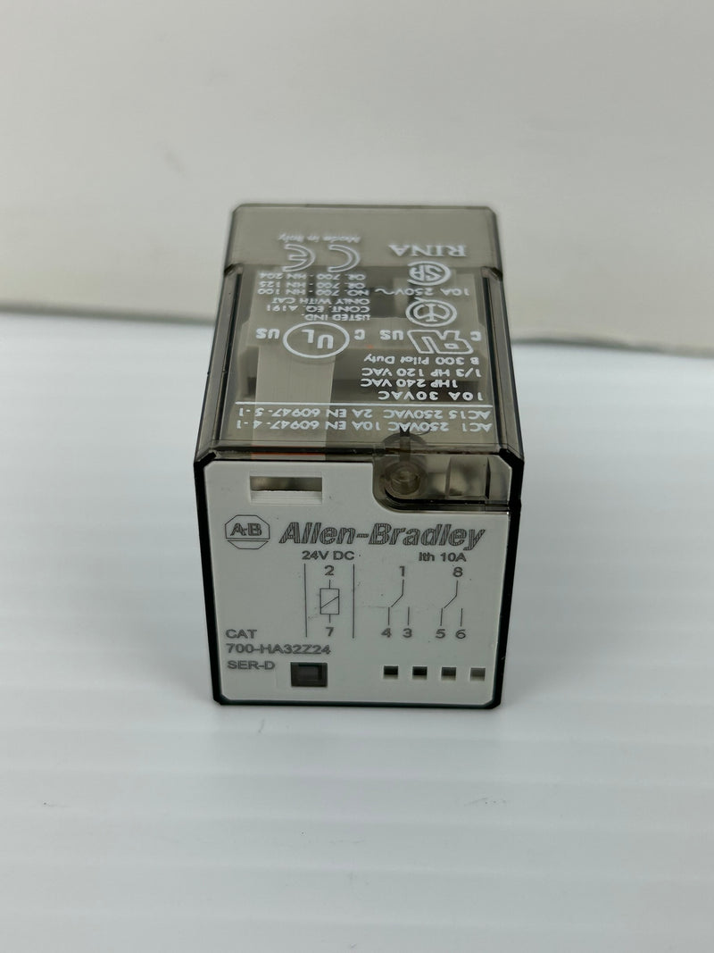 Allen-Bradley 700-HA32ZZ24 Relay Series D 250VAC 10A 1HP - Lot of 6