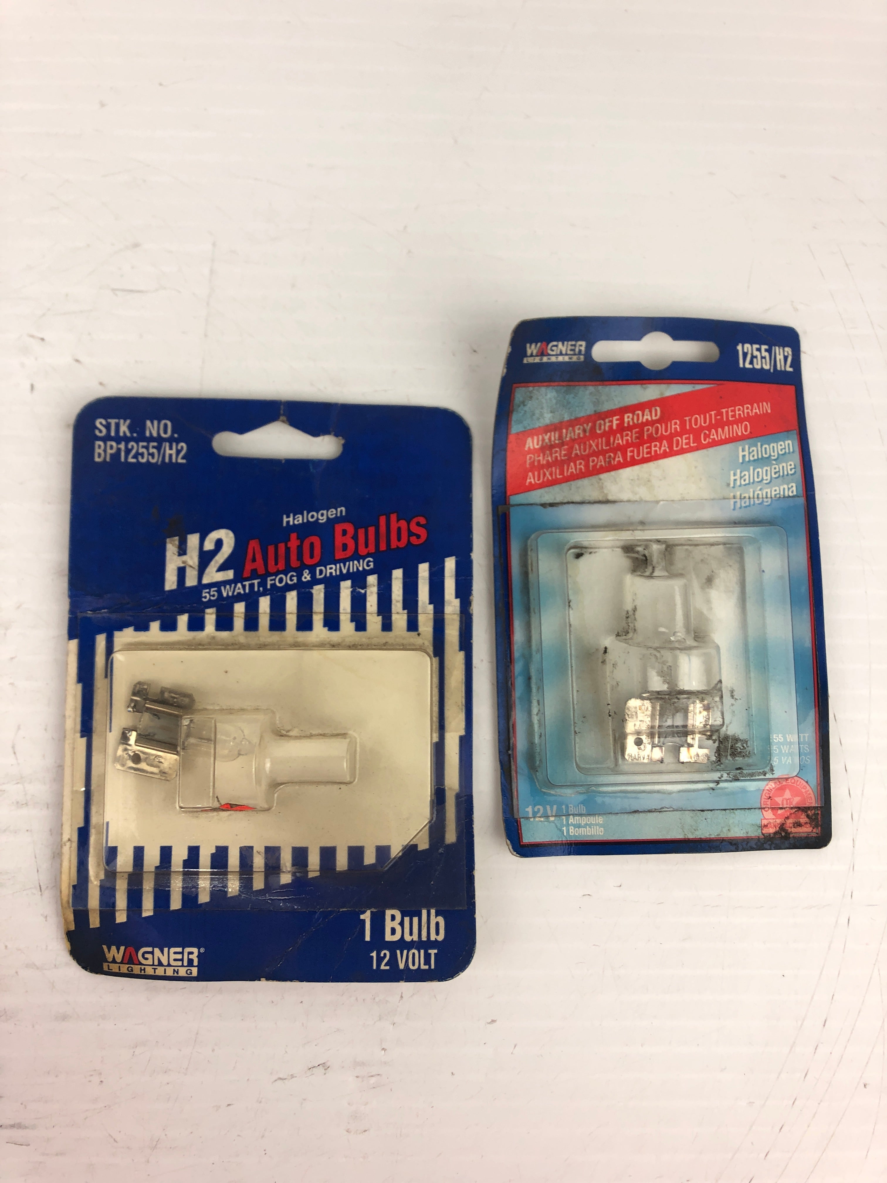Wagner 1255/H2 Fog Driving Light Bulb 12V - Lot of 2