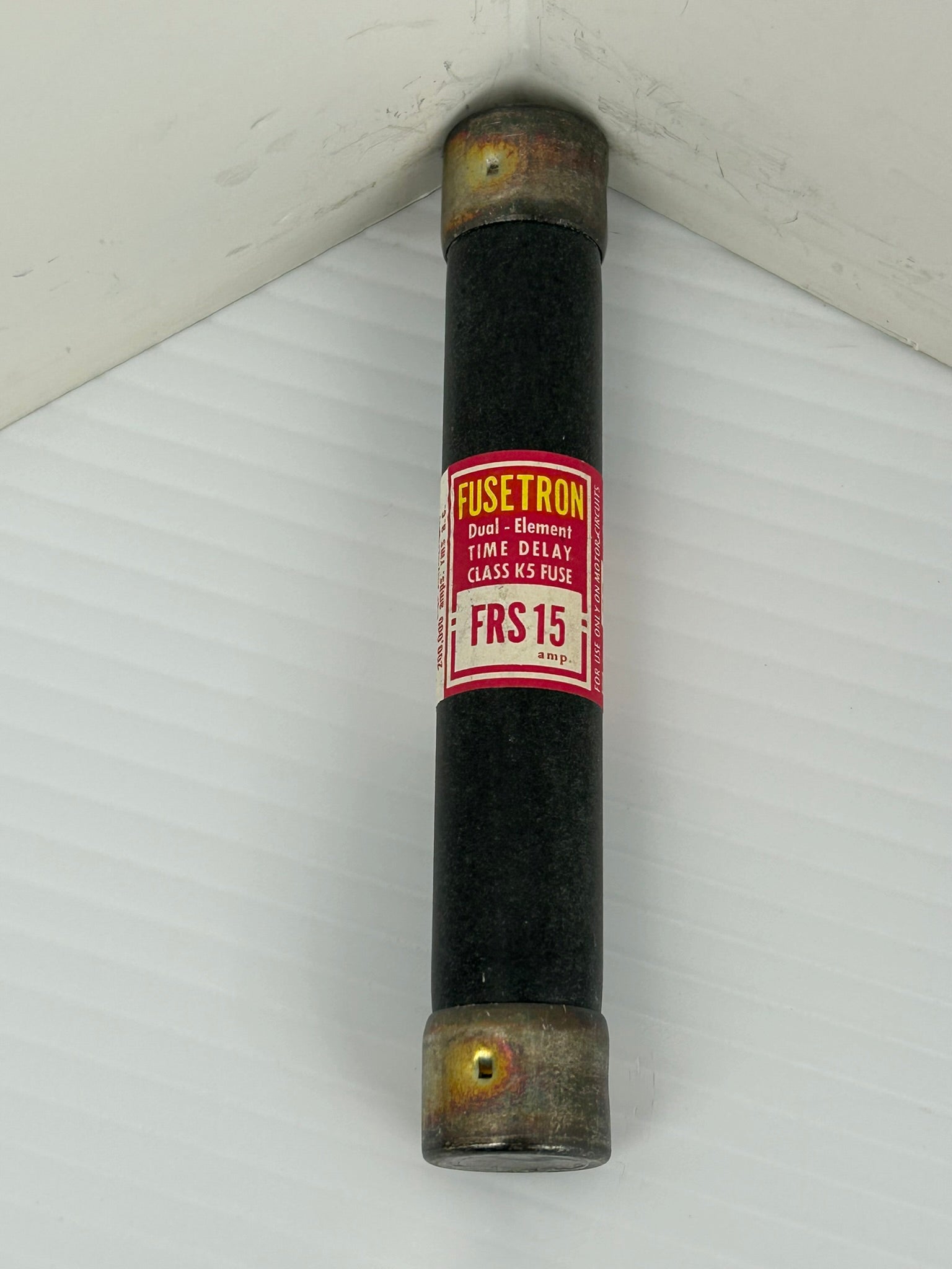 Bussmann FRS15 Fusetron Dual Element Time Delay Fuse 600V 15A - Lot of 4