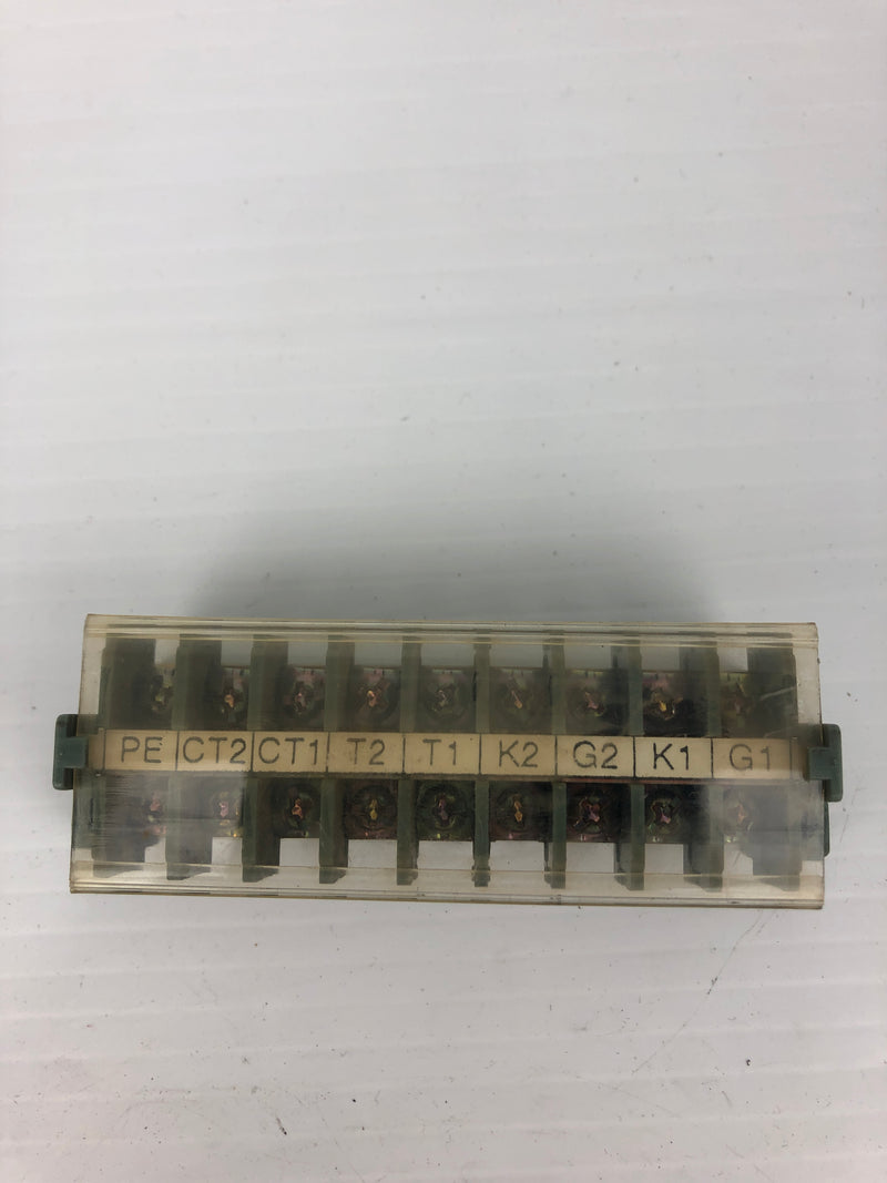 Mitsubishi TE-K2 Terminal Block 660V 15A 9P - Lot of 4