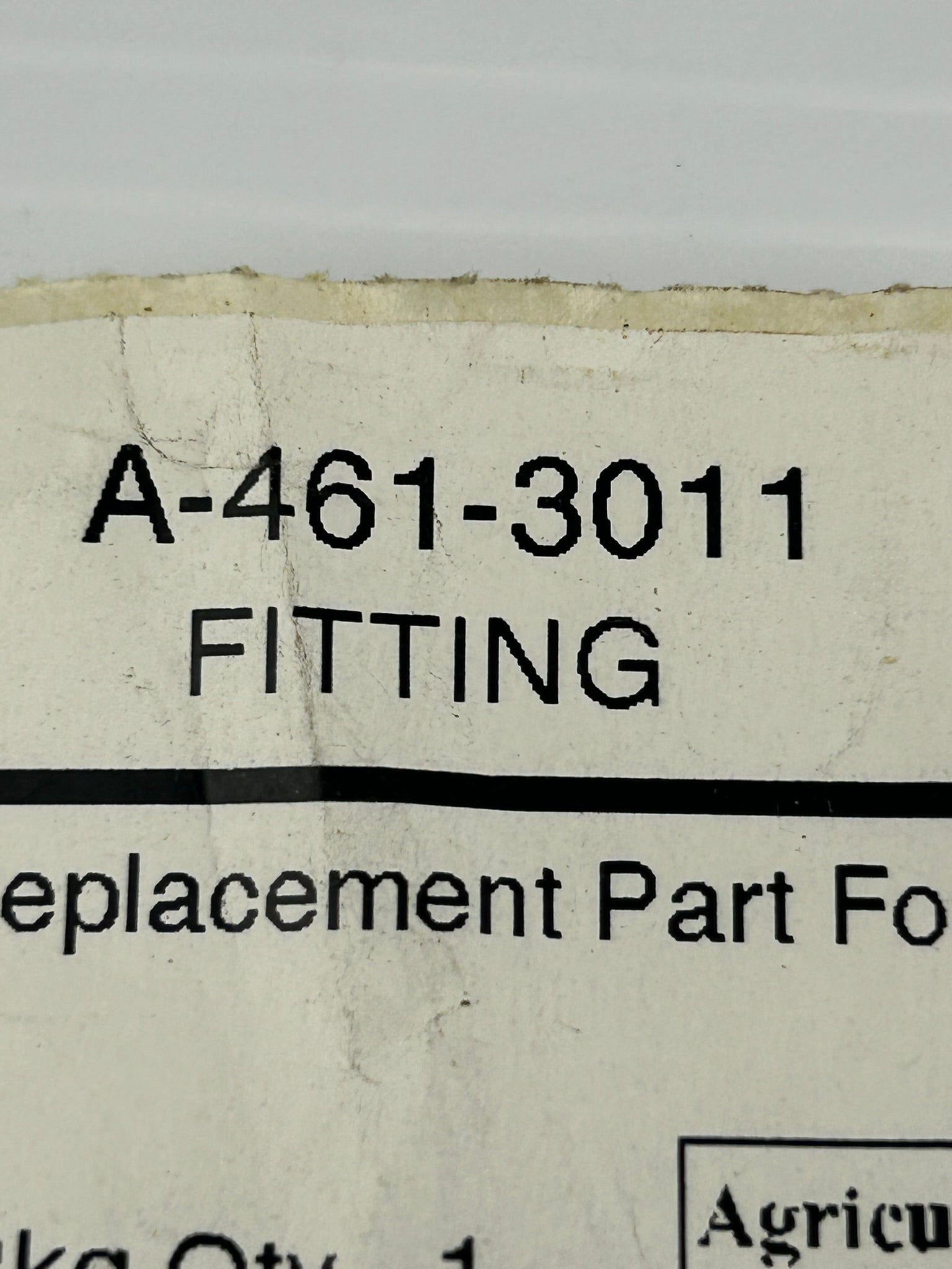 A & I Agriculture & Industrial Products Replacement Parts A-461-3011 Fitting