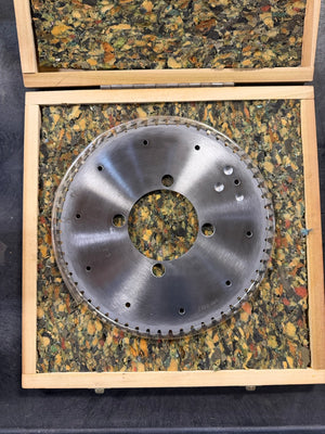 NAP GLADU D90-0597 Industrial Saw Blade 11-1/2" Diameter 3-1/4" Bore w/ Case