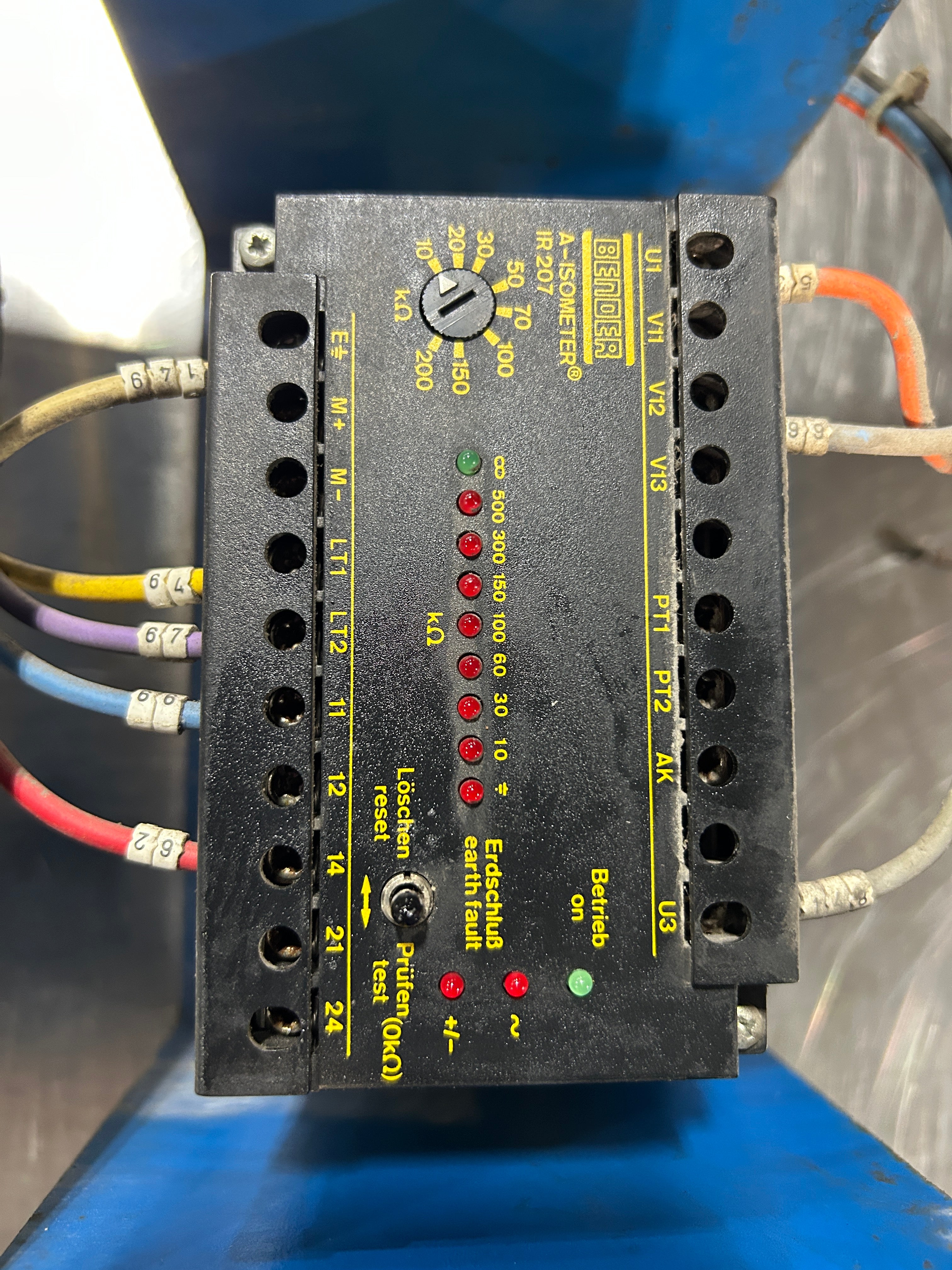 Bender A-Isometer IR-207 Ground Fault Relay