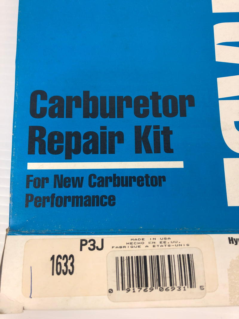 Standard Hygrade 1633 Carburetor Repair Kit P3J
