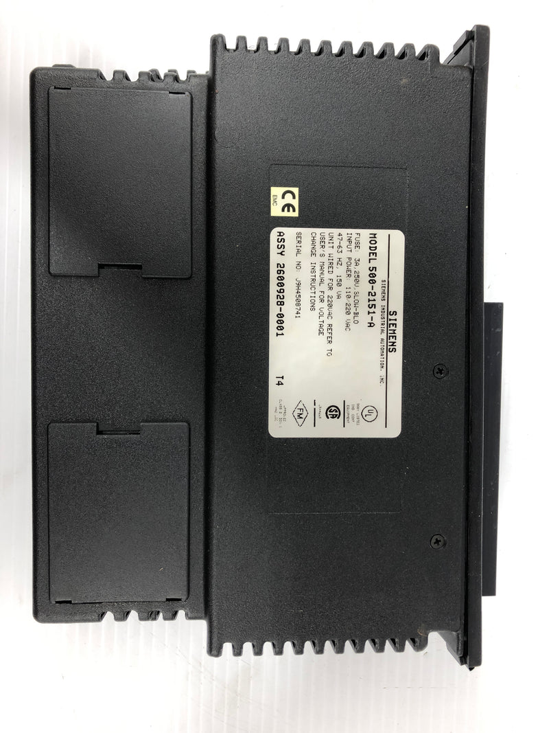 Siemens 500-2151-A Power Supply 500-2151A