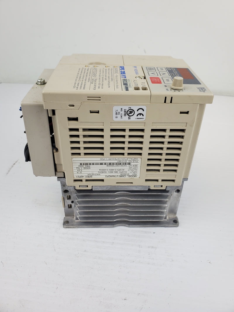 Yaskawa CIMR-V7AM42P2 Variable Speed Drive 3HP 5.5A 460V 3PH