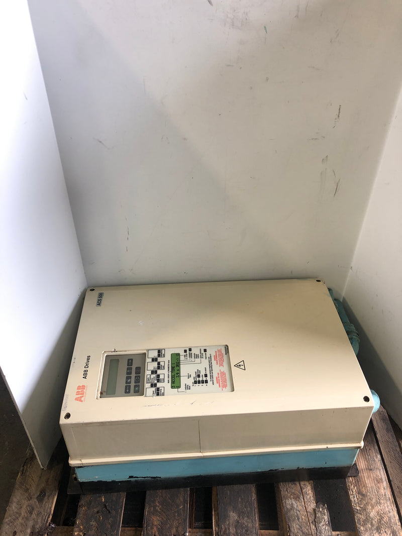 ABB ACS 500 Drive with Blue Fittings 21-1/4" x 13-1/2"