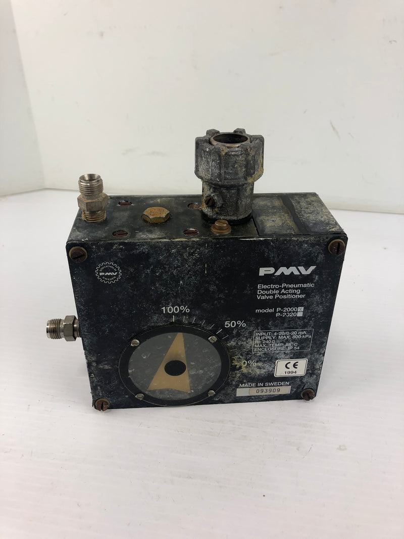 PMV P-2000 Electro Pneumatic Double Acting Valve Positioner