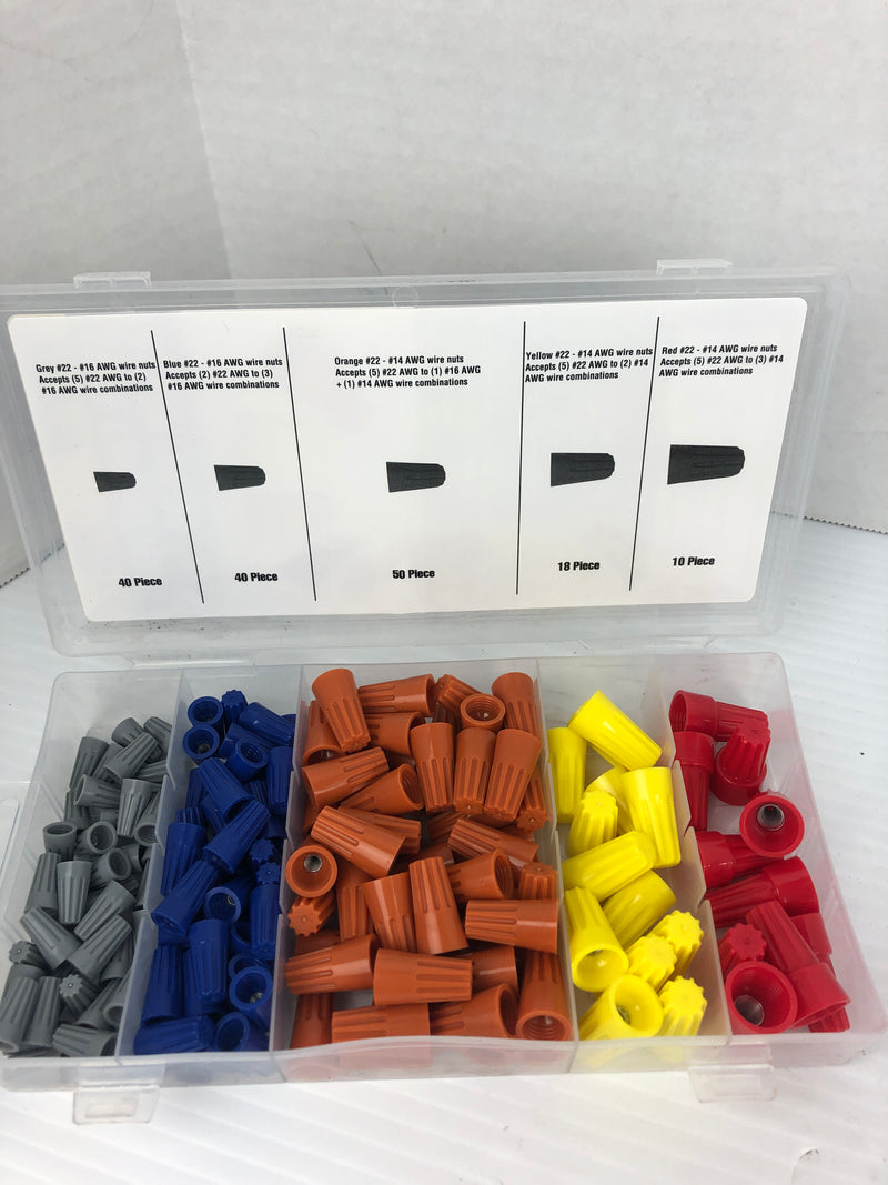 Storehouse 67520 Wire Connector Assortment 300-600V - 158 Pc.