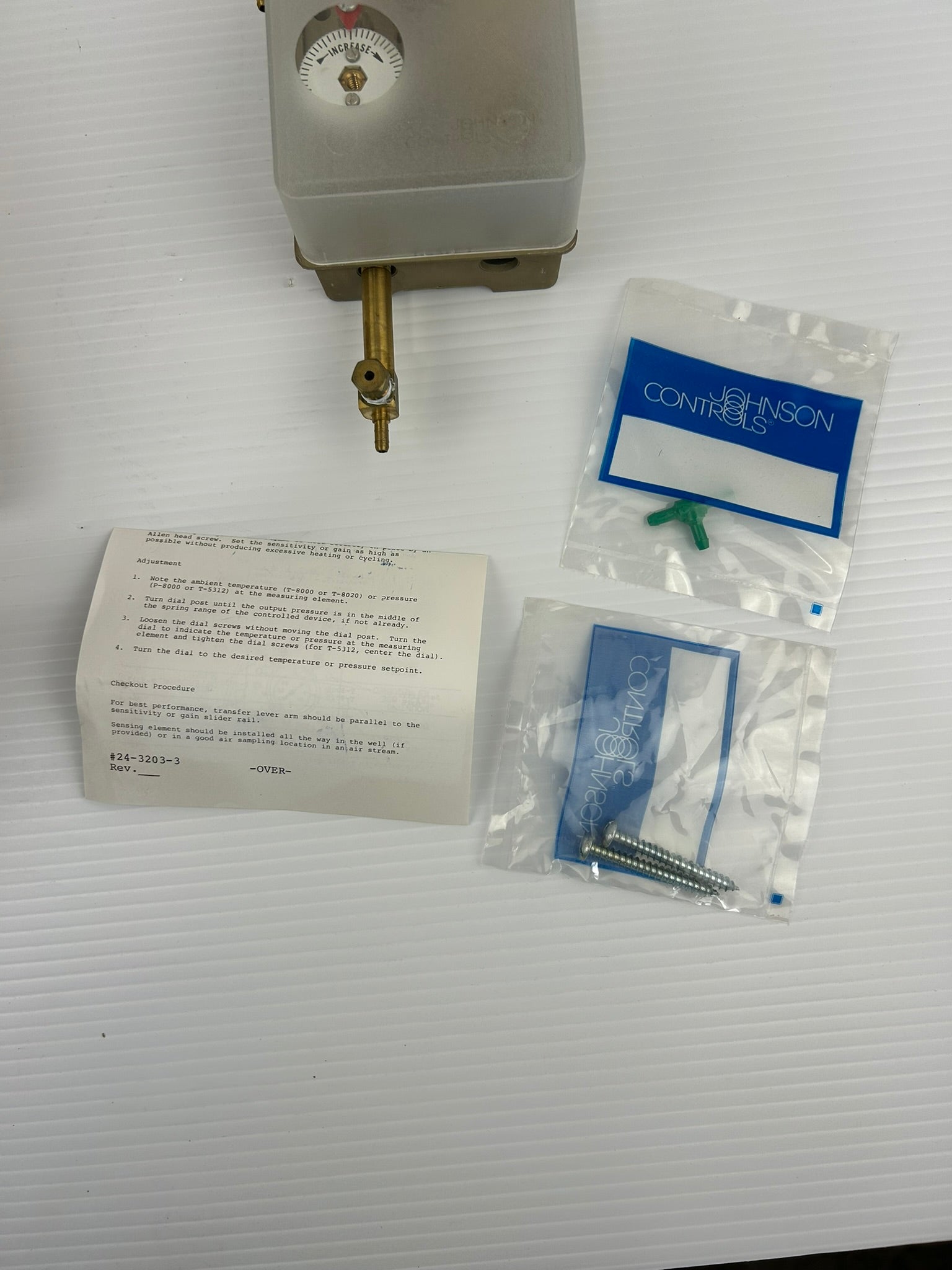 Johnson Controls T-5312-1 Receiver Controller Single Input Proportional Action
