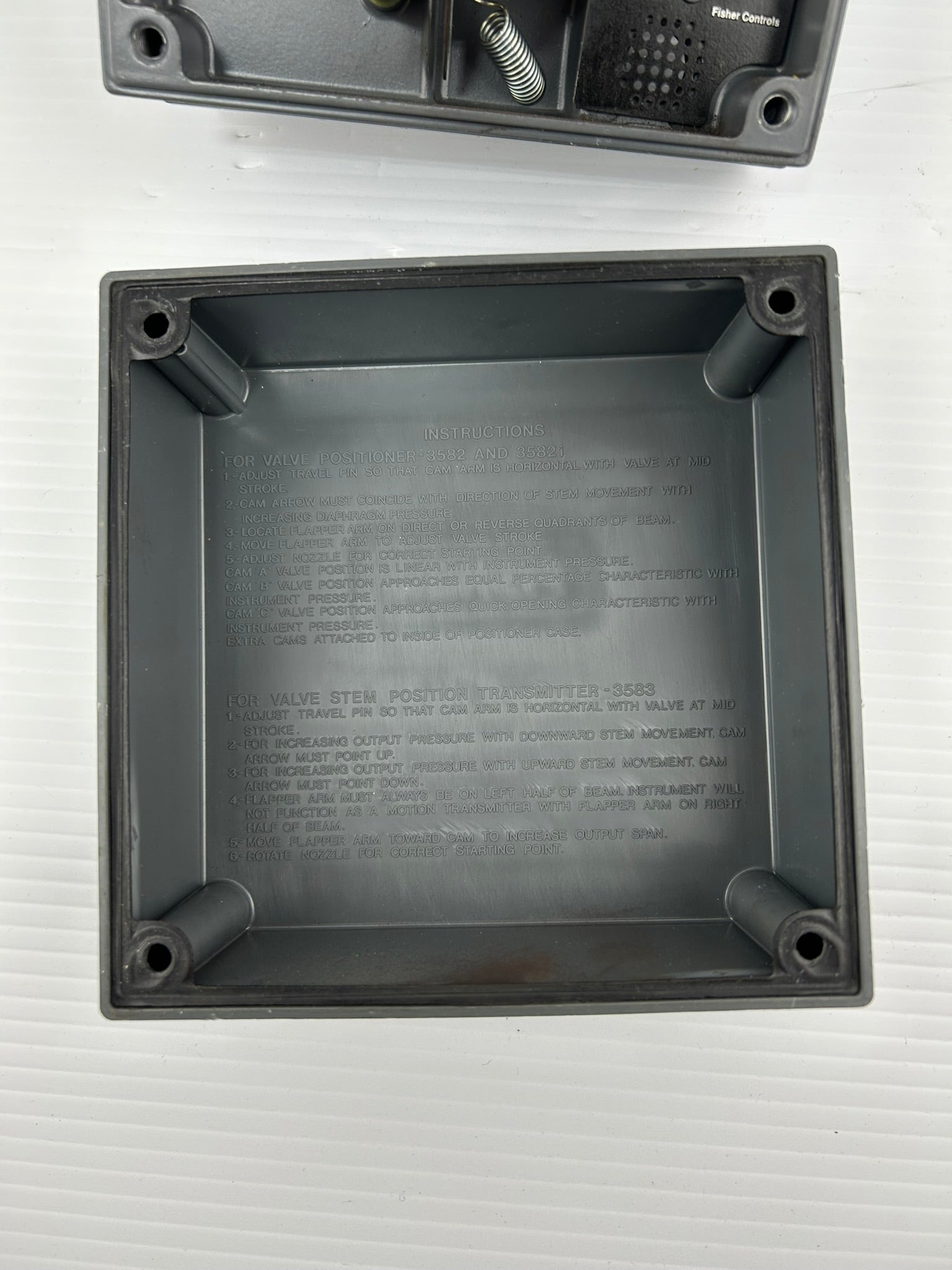 Fisher 3582A Pneumatic Valve Positioner Input 3 to 15 PSIG