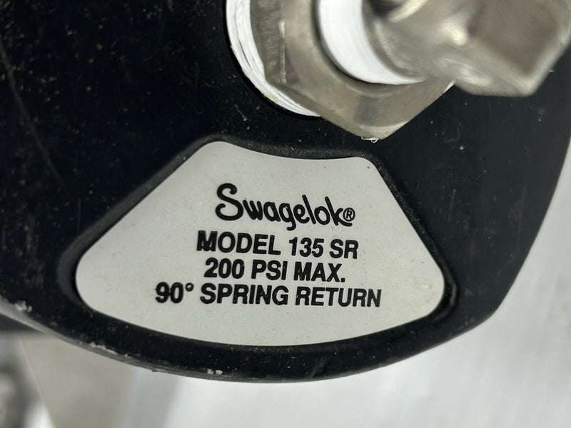 Swagelok 155 SR Pneumatic Actuator 200 PSI 90° Spring Return MH3760001 Fitting