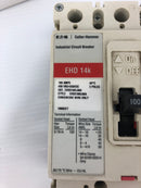 Eaton EHD 14K Cutler-Hammer Industrial Circuit Breaker 480VAC 100A 3P 50/60Hz