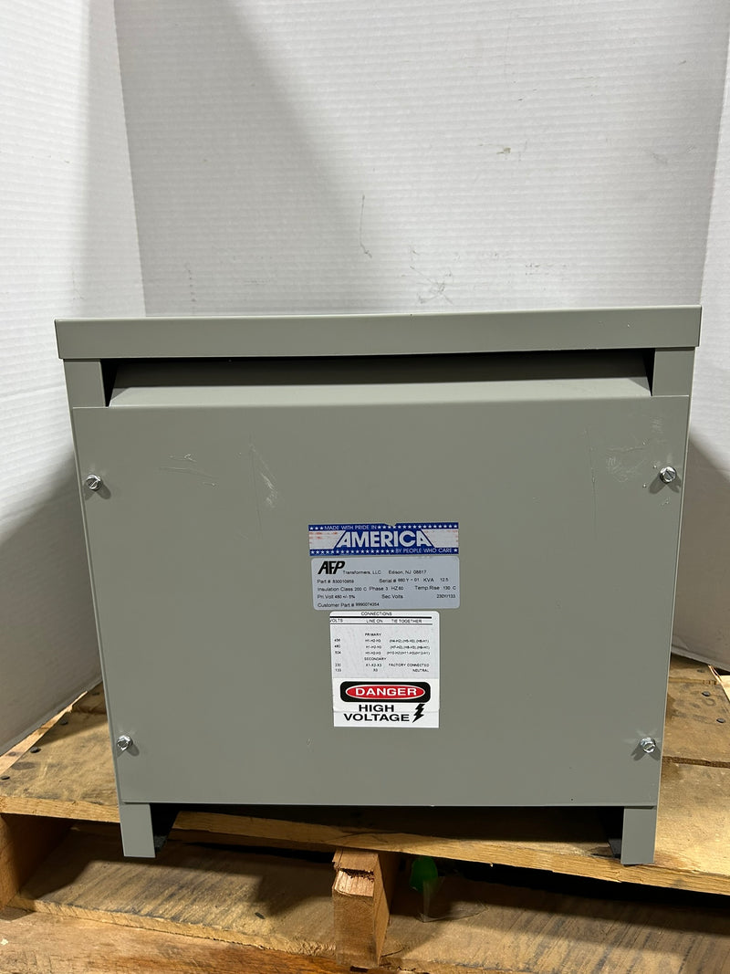 AFP 830010959 Transformer 12.5kVA 480V 230Y/133V 3PH 60Hz