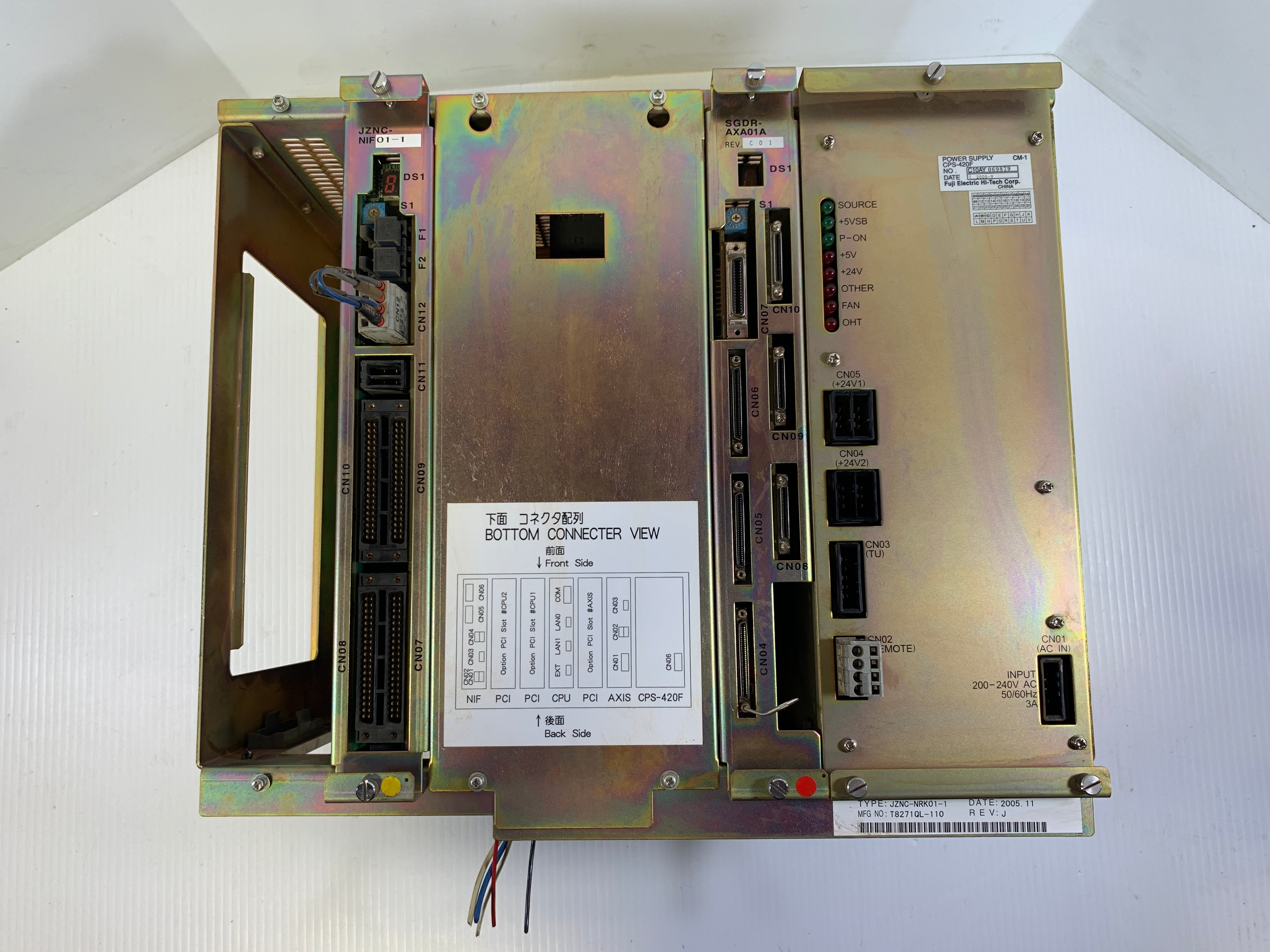 Fuji Electric CPS-420F with Yaskawa Power Supply JZNC-NRK01-1 Rack