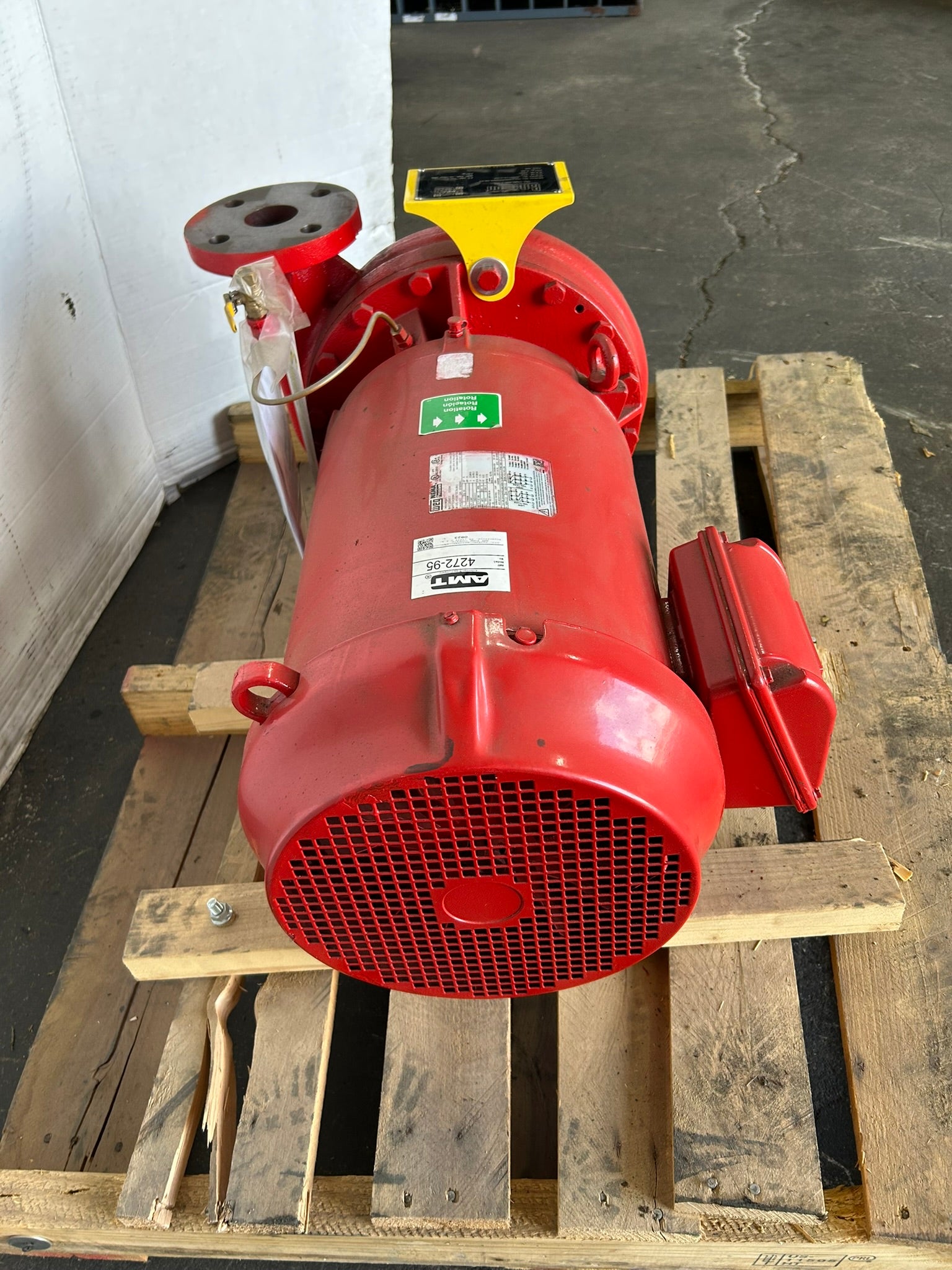 Patterson Fire Pump E2D11A-C4M 15HP WEG Motor 230/460V 1770RPM 4x3 Fire Pump