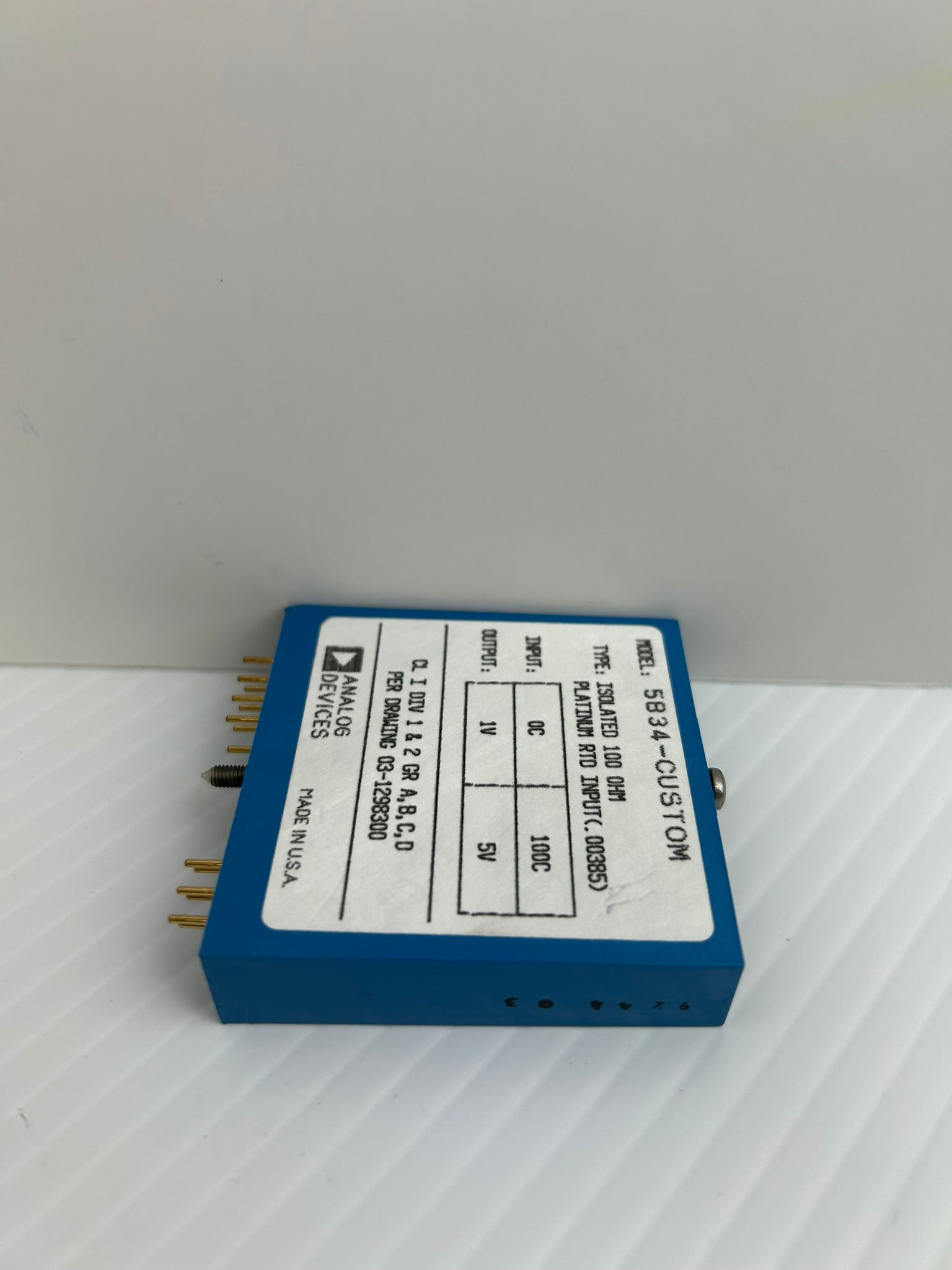 Analog Devices 5B34-CUSTOM Isolated RTD Input Module 5V
