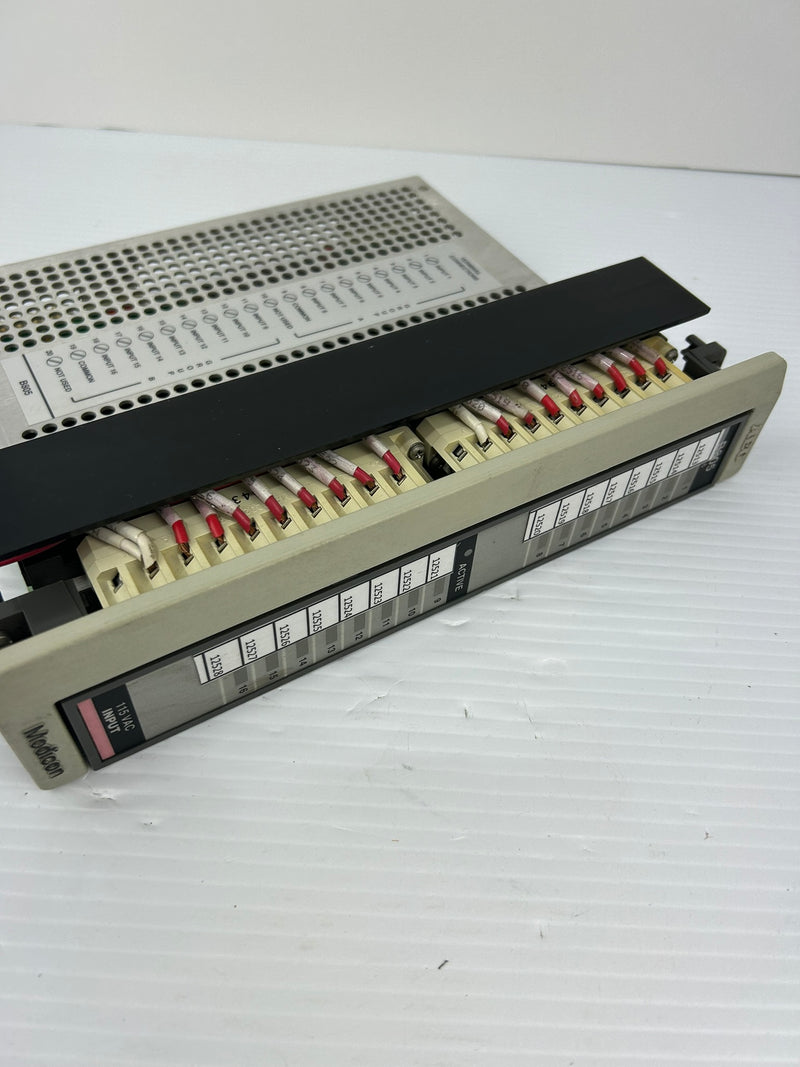 Gould AS-B805-016 16PT Modicon Input PLC Module 115VAC